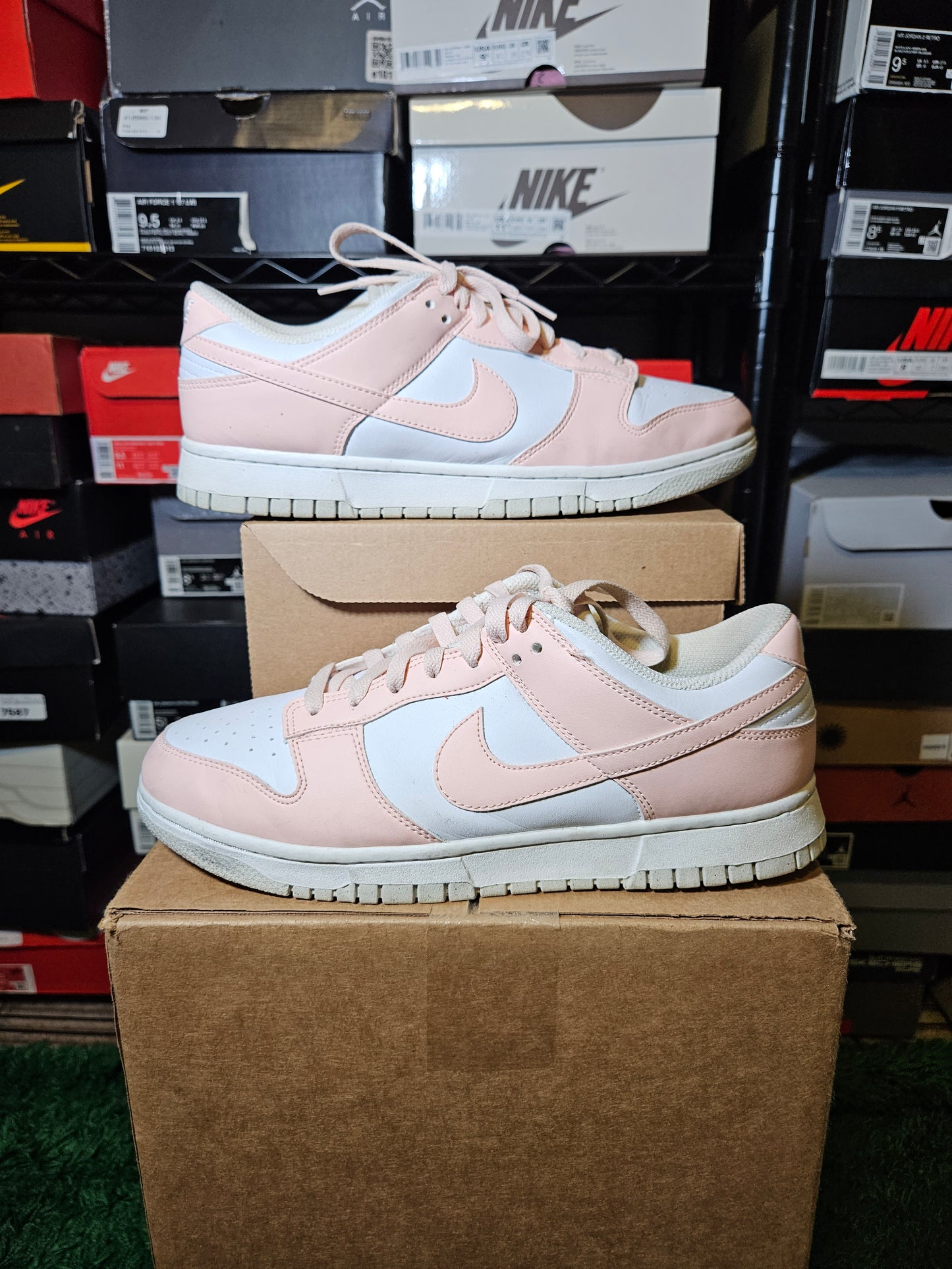 Size 10.5W/9M - Dunk Next Nature Low Pale Coral