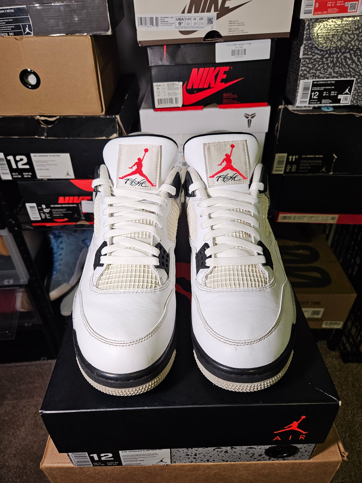 Size 12 - AJ 4 Retro Cement 2012