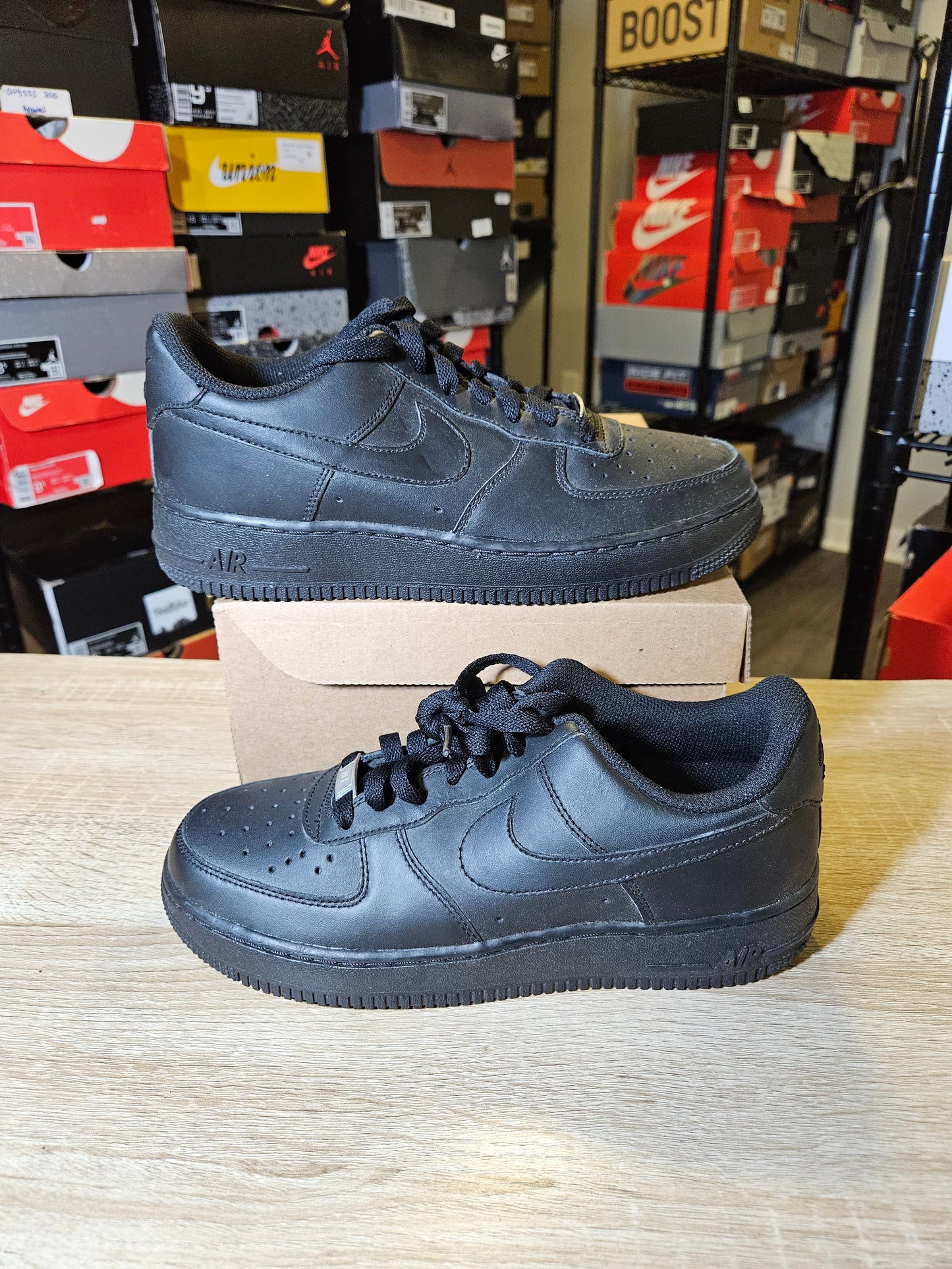 Size 7 (GS) - AF1 Low Triple Black - 314192-009