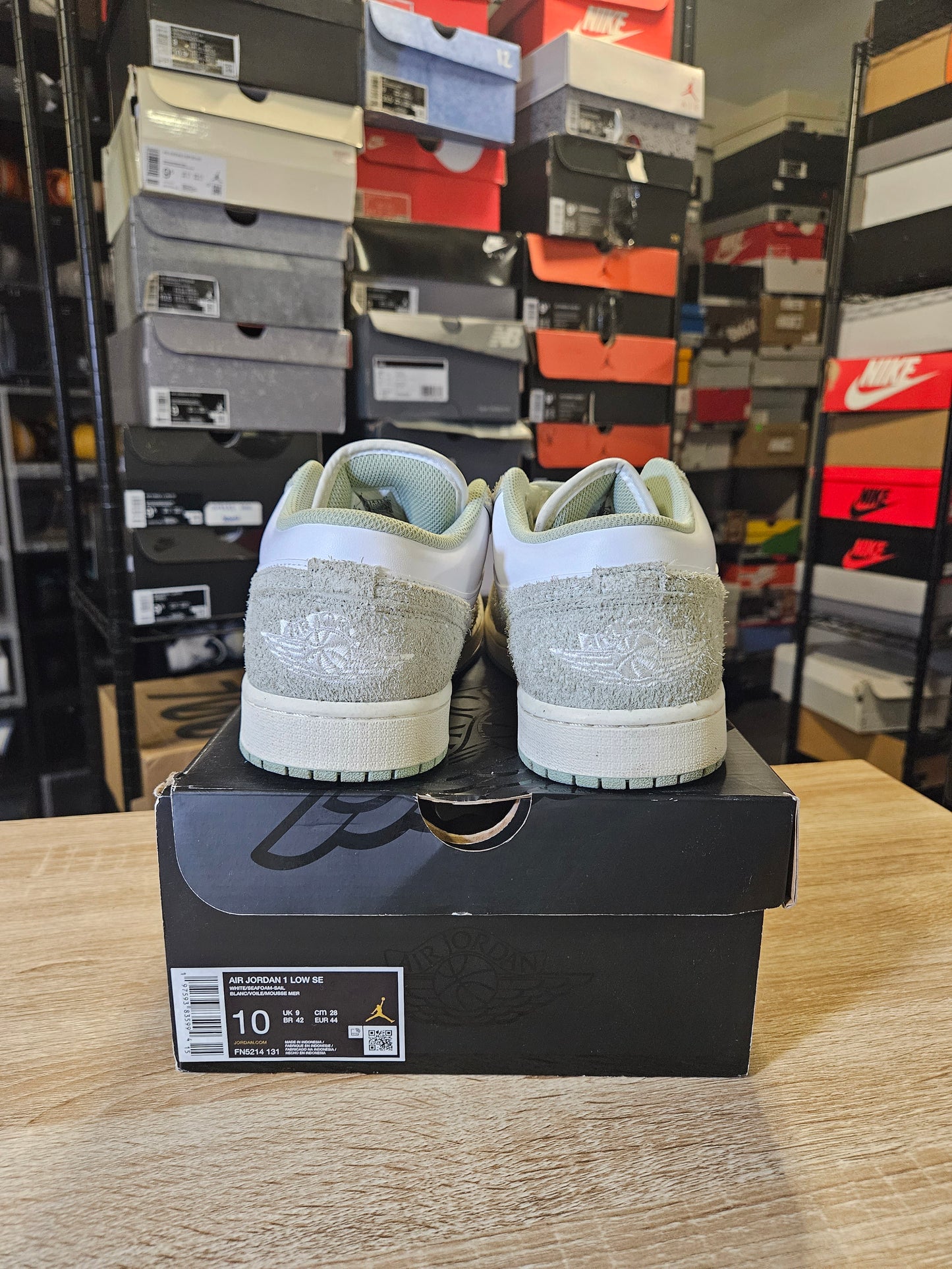 Size 10 - AJ 1 Low Seafoam