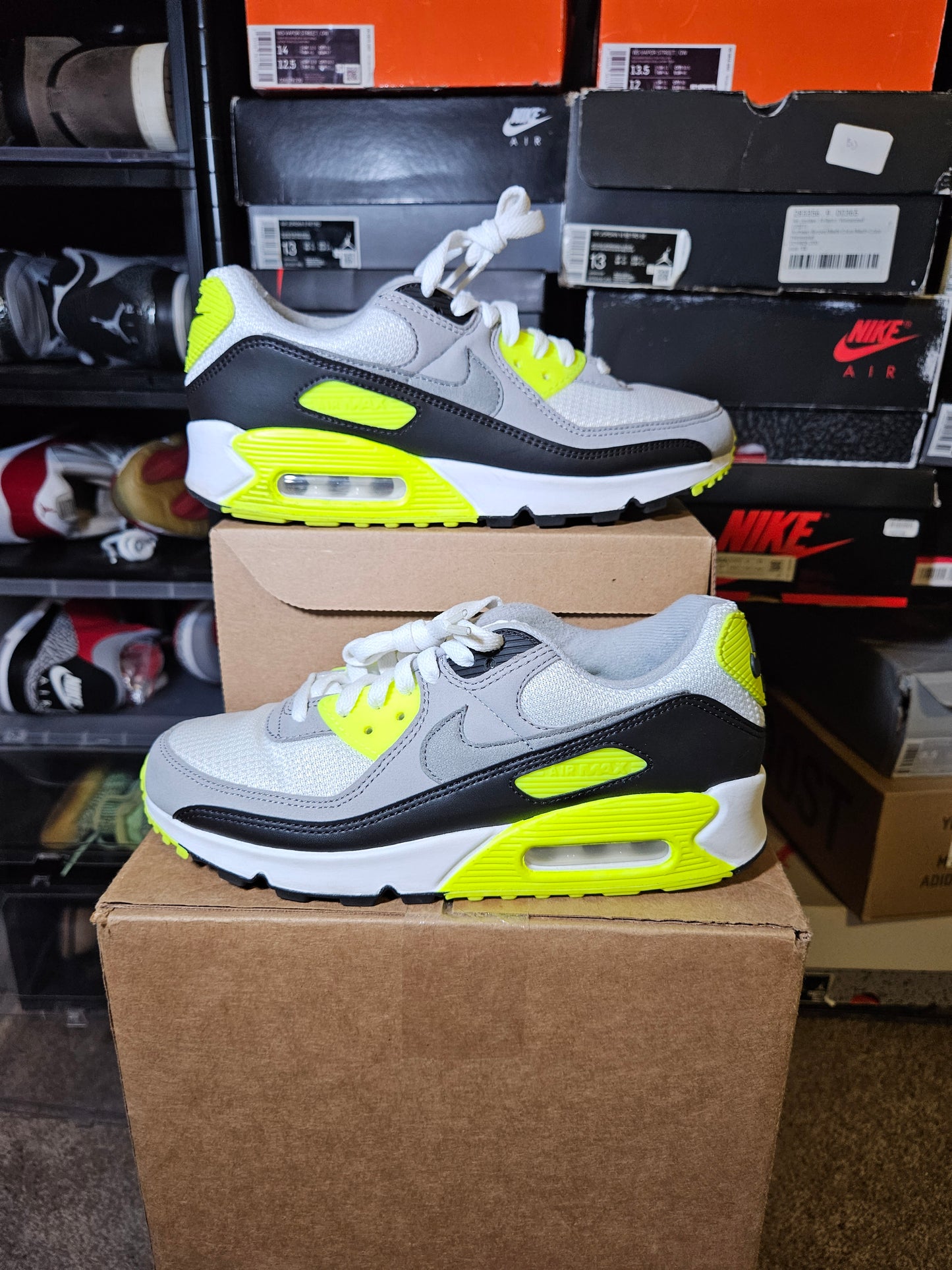 Size 8.5W/7M - Nike Air Max 90 2020 Volt