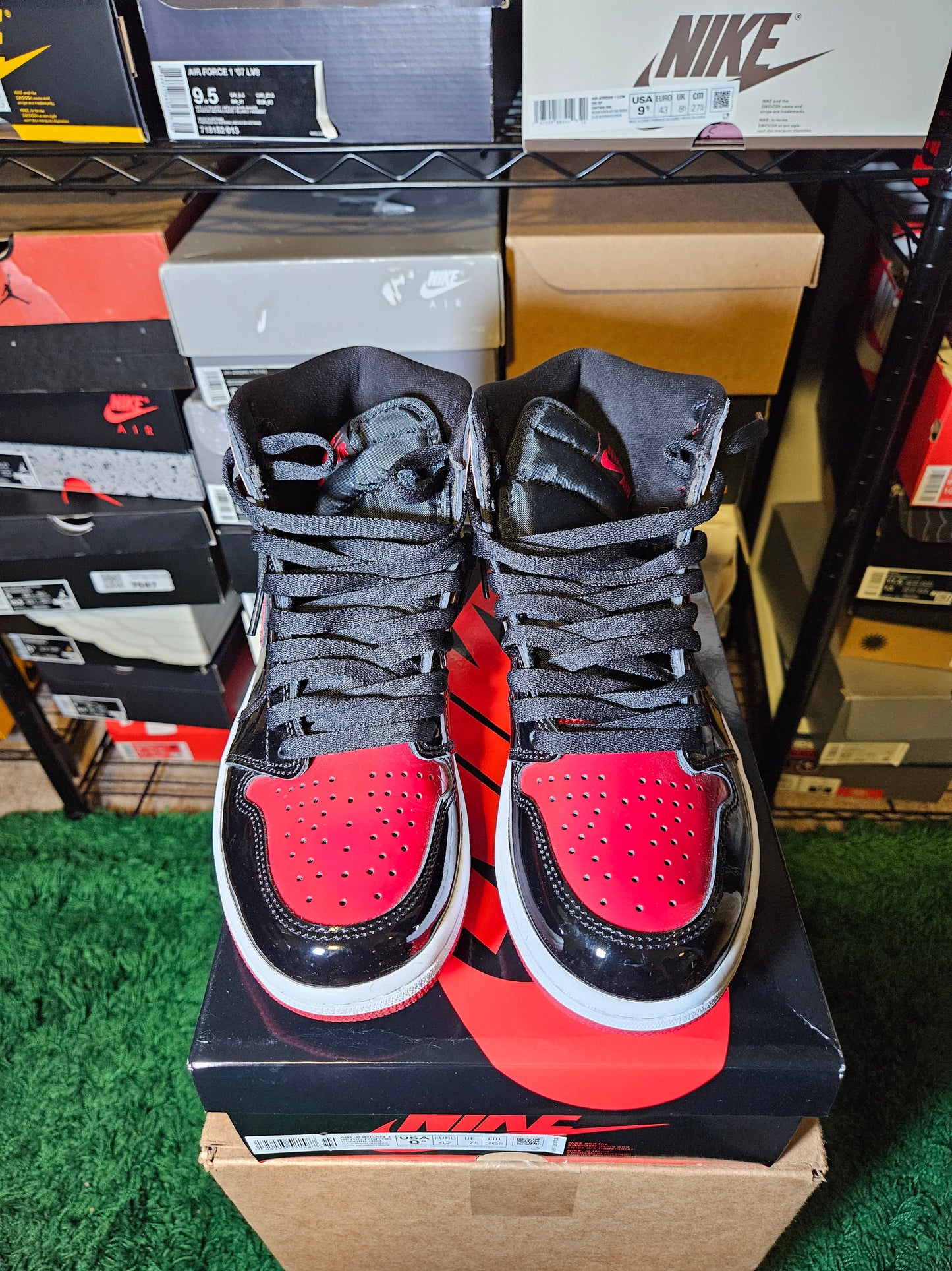 Size 8.5 - AJ 1 Retro OG High Patent Bred