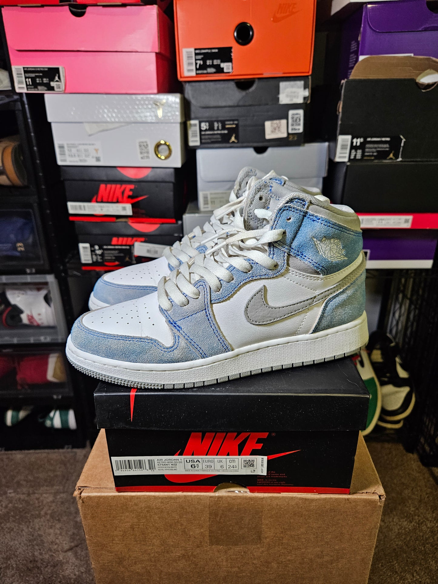 Size 6.5 - AJ 1 Retro OG High Hyper Royal