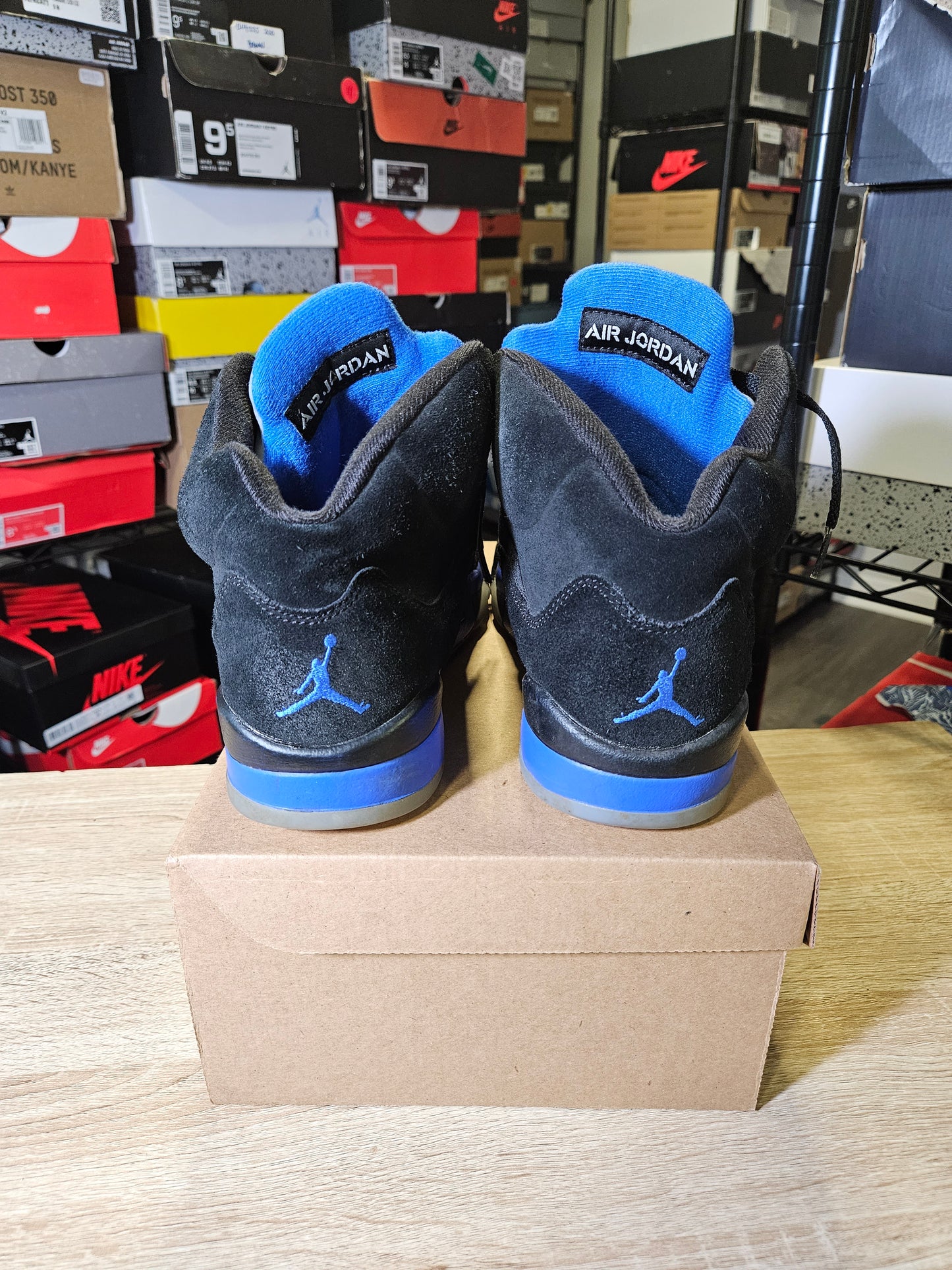 Size 9.5 - AJ 5 Retro Mid Racer Blue