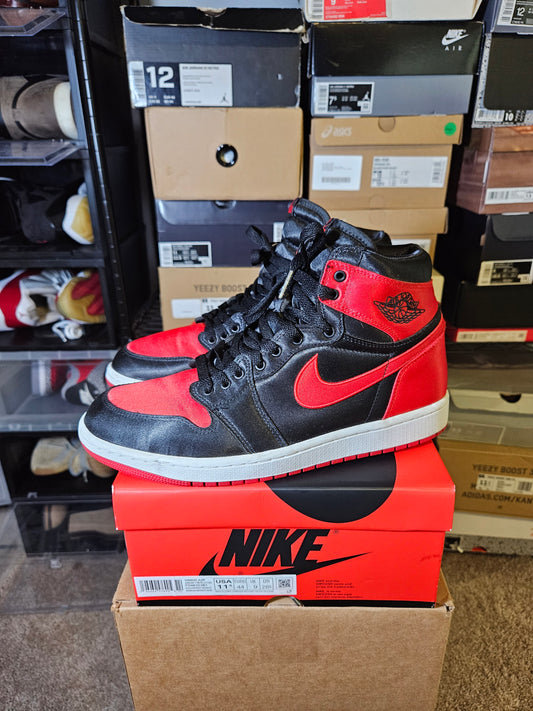 Size 11.5W/10M - AJ1 Satin Bred
