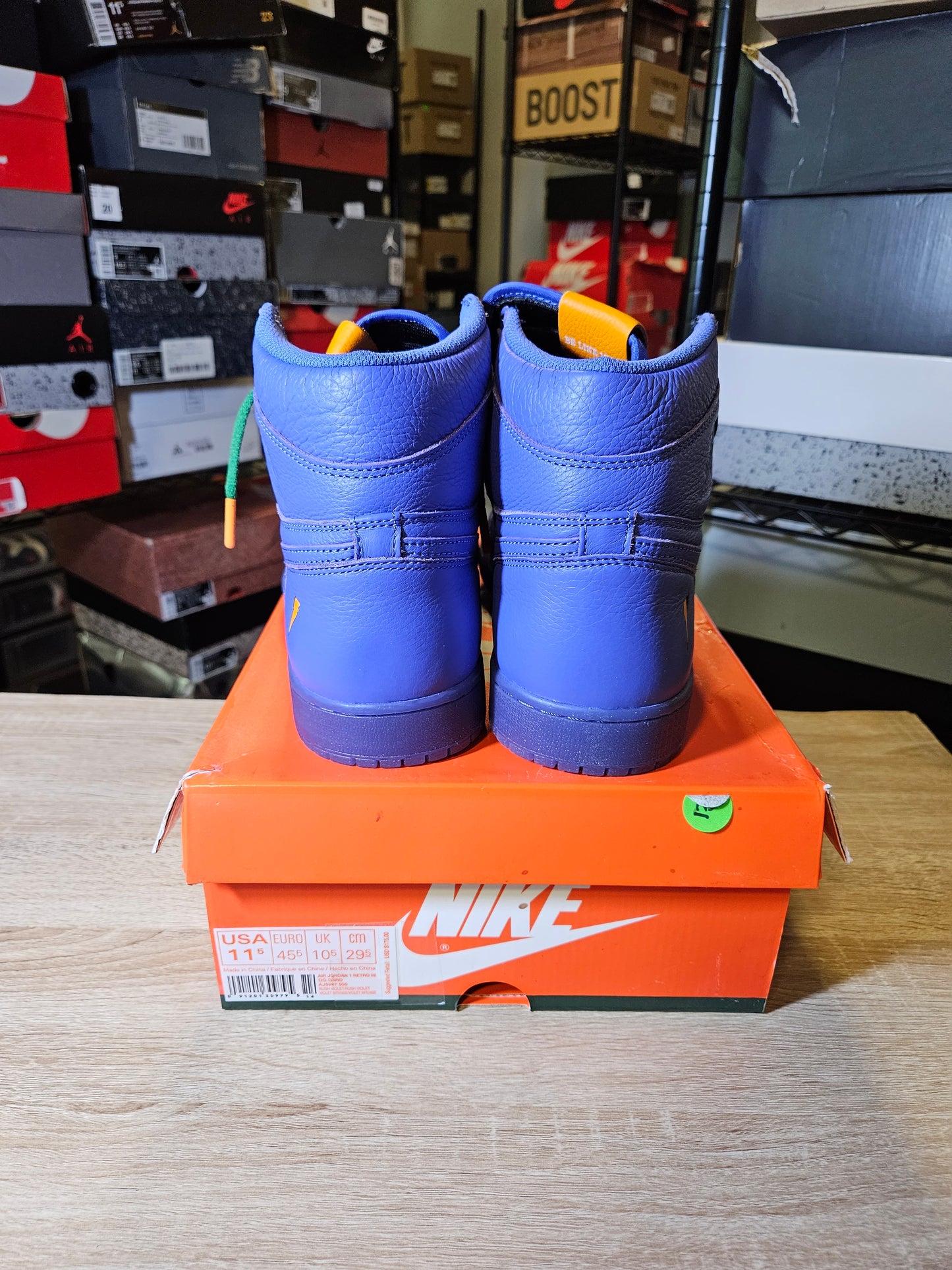 Size 11.5 - AJ 1 Retro OG G8RD High Rush Violet