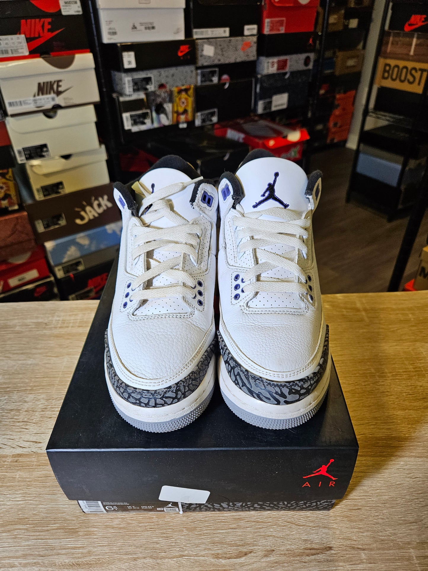 Size 6.5 - Jordan 3 Retro Mid Dark Iris