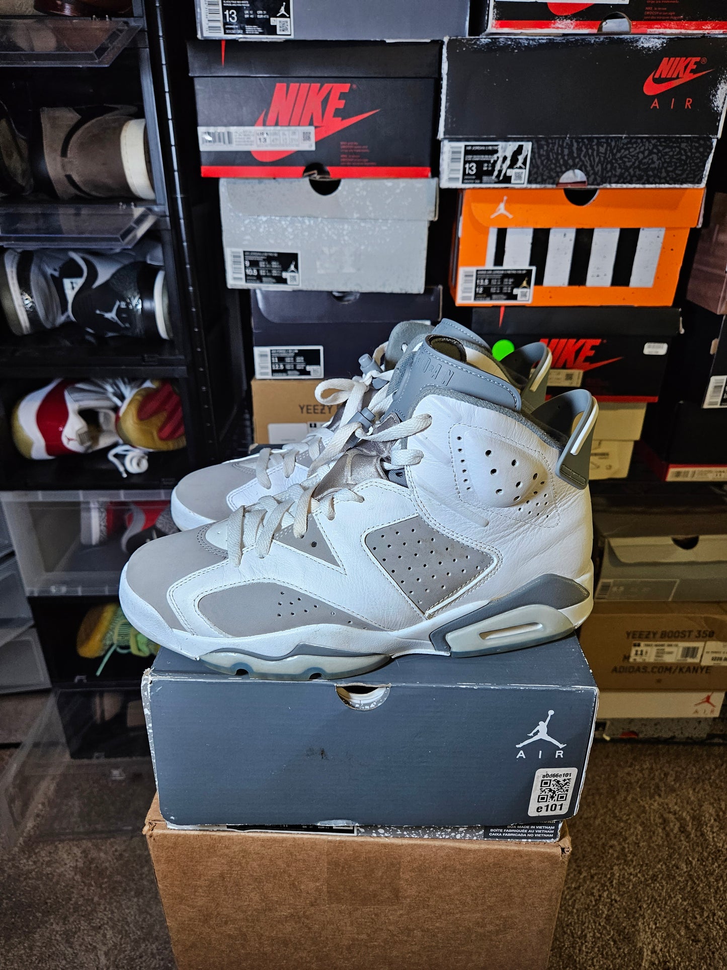 Size 9.5 - AJ 6 Retro Low Cool Grey