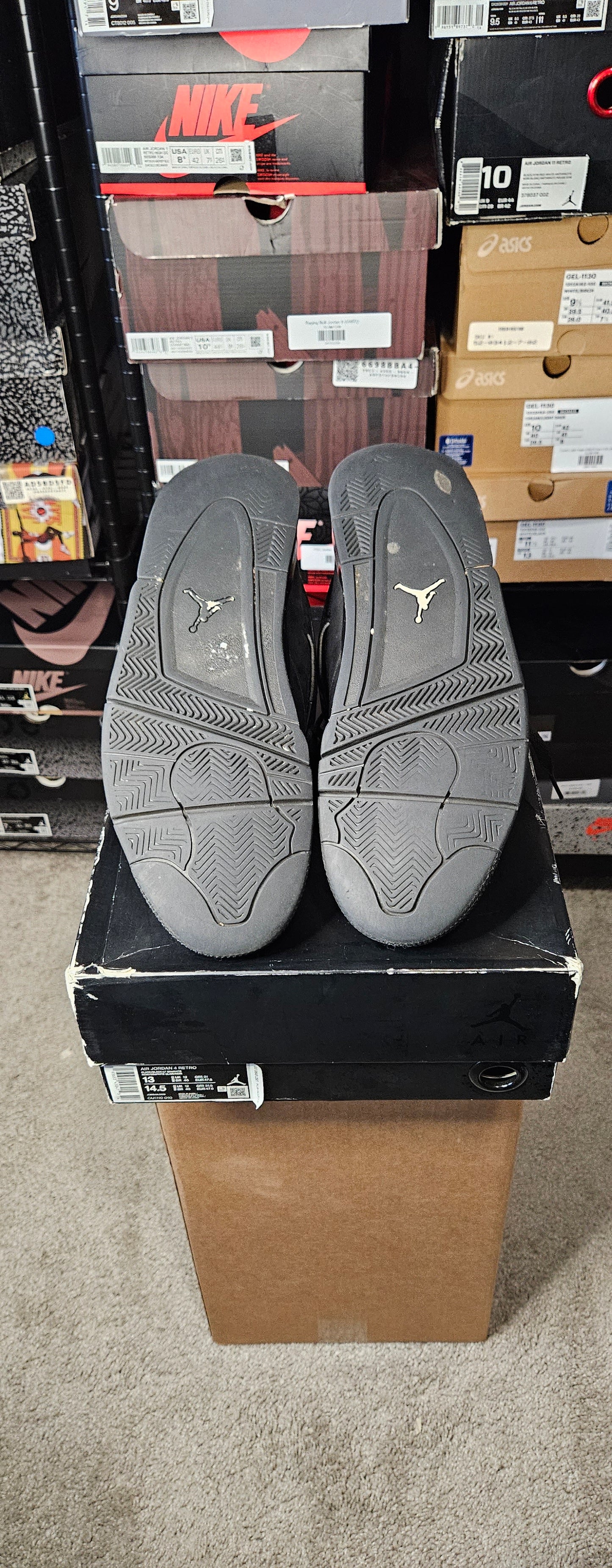 Size 13 - AJ 4 Retro Mid Black Cat
