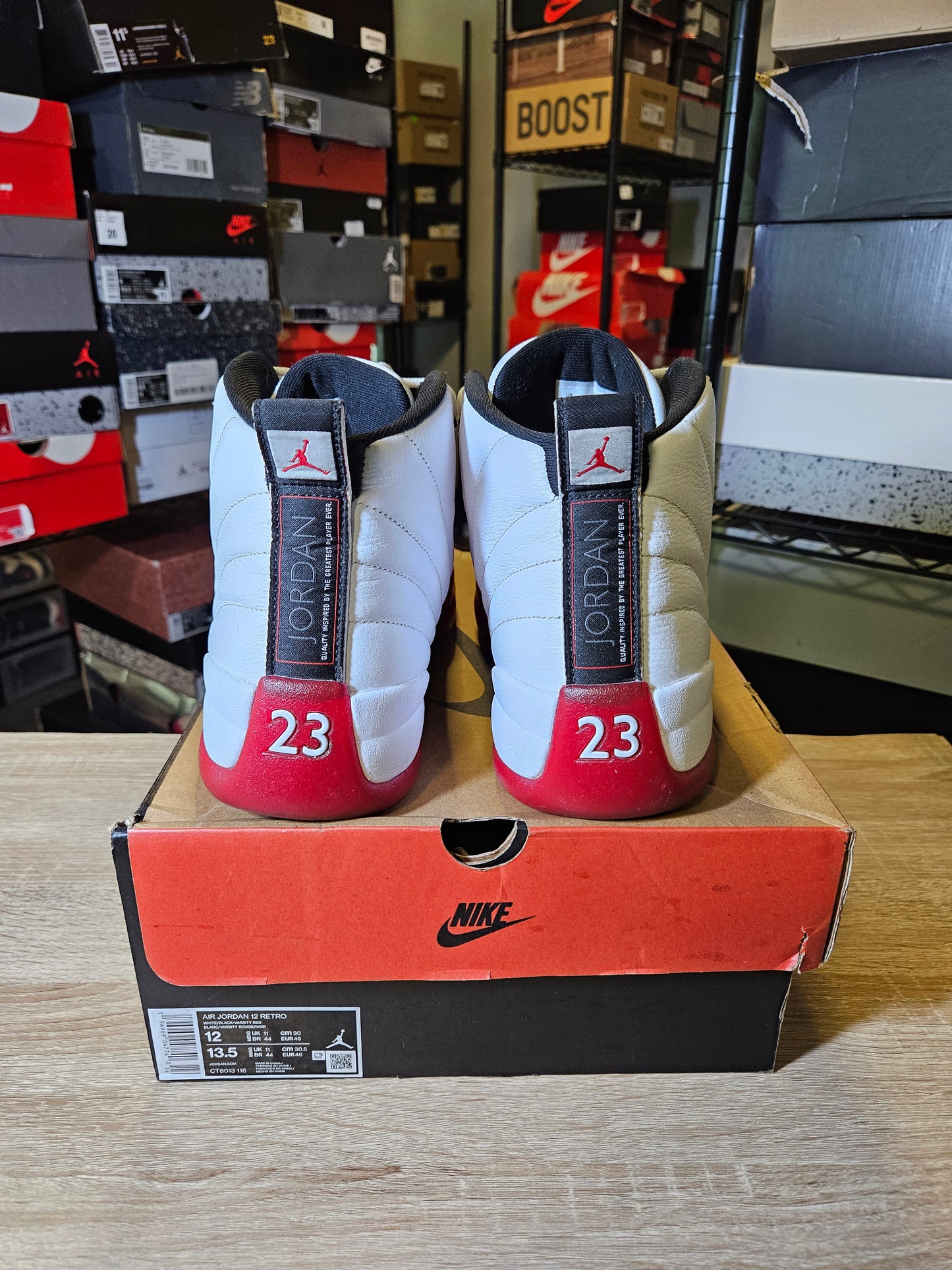 Size 12 - AJ 12 Retro 2023 Mid Cherry