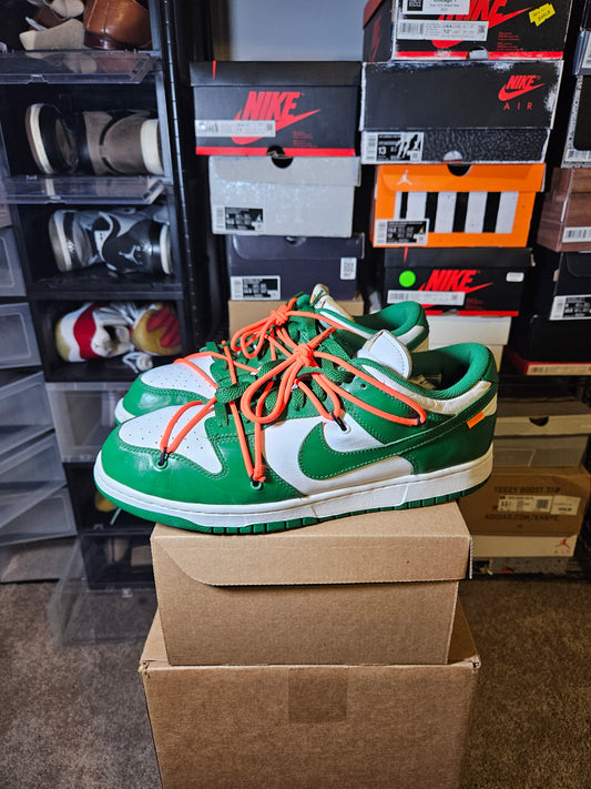 Size 12 - Dunk Low x OFF-WHITE Pine Green 2019