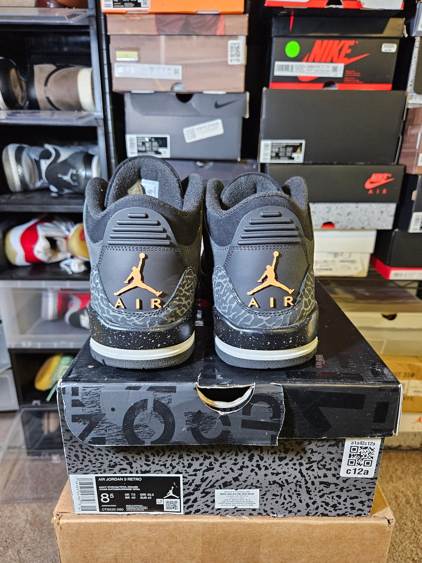 Size 8.5 - AJ 3 Retro 2023 Mid Fear