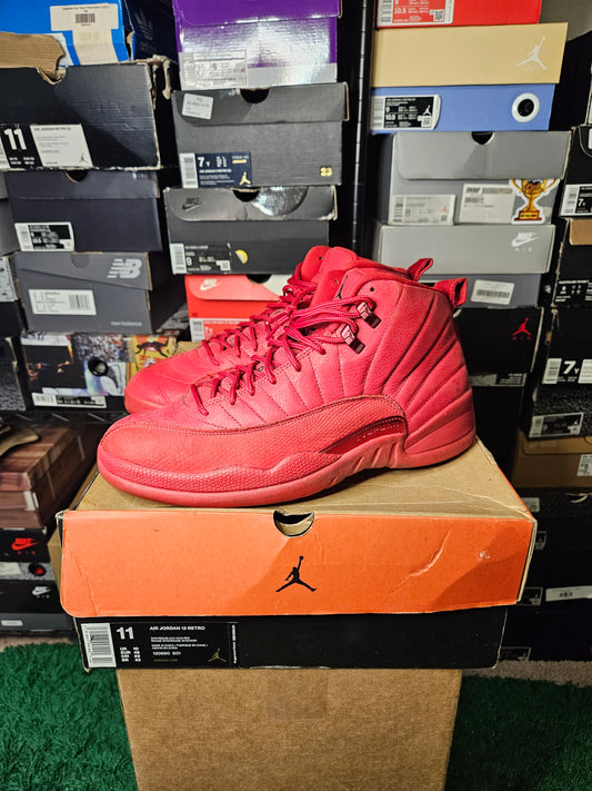 Size 11 - AJ 12 Retro Gym Red