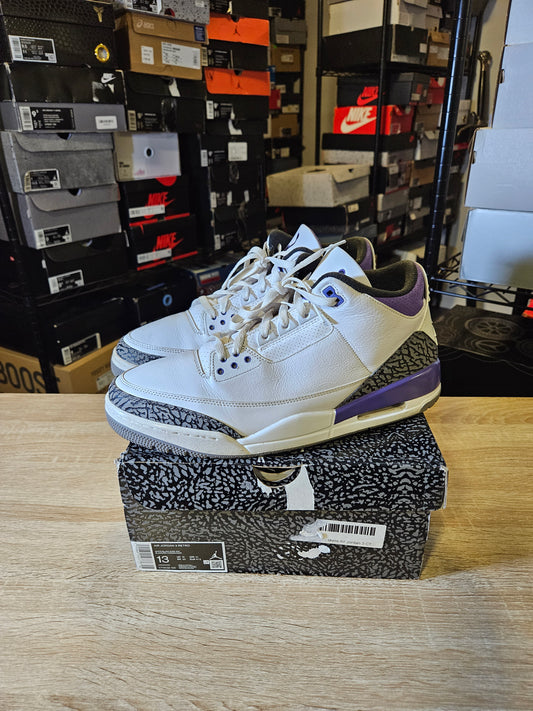 Size 13 - AJ 3 Retro Mid Dark Iris