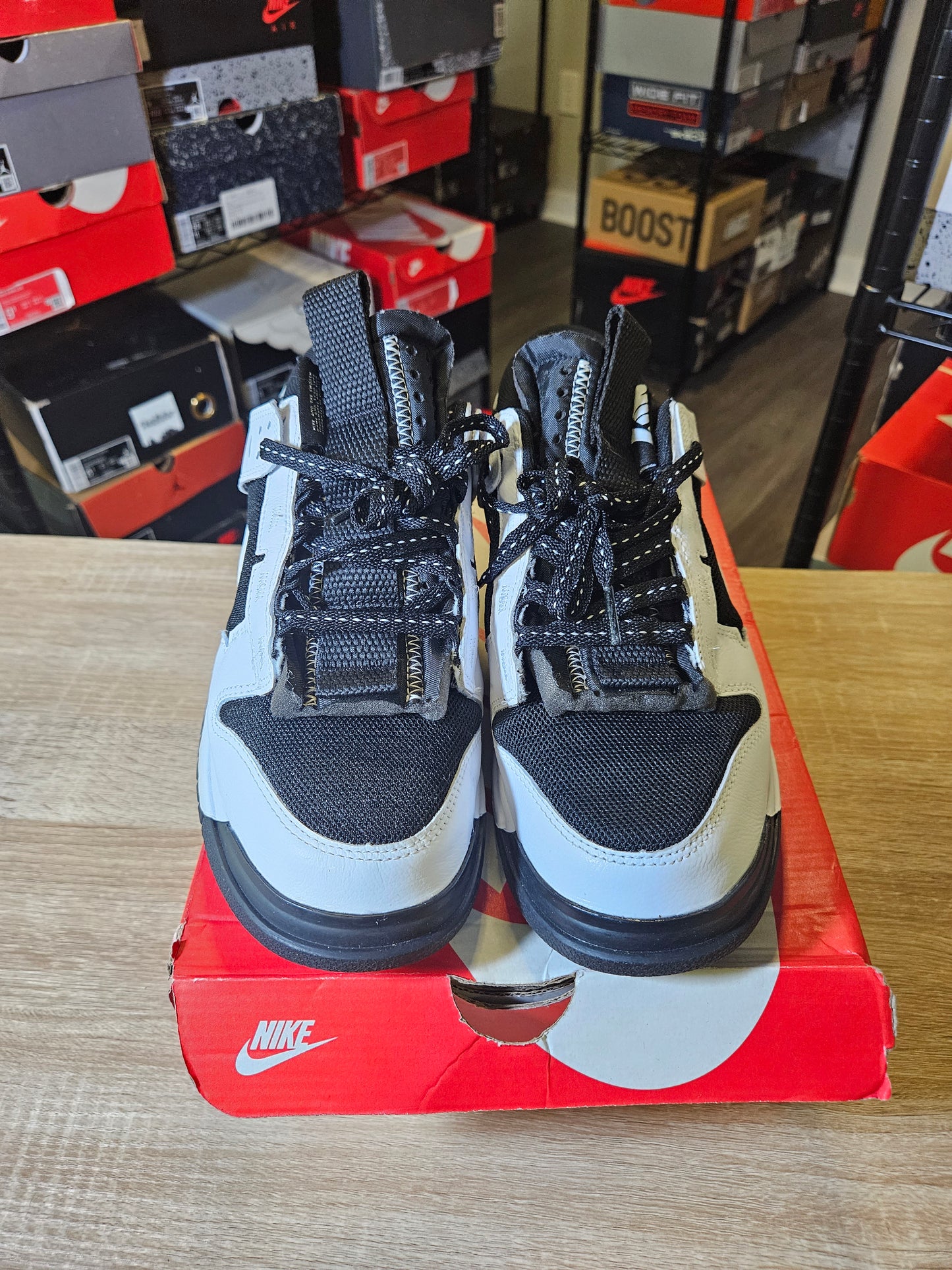 Size 9.5 - Air Dunk Jumbo Reverse Panda