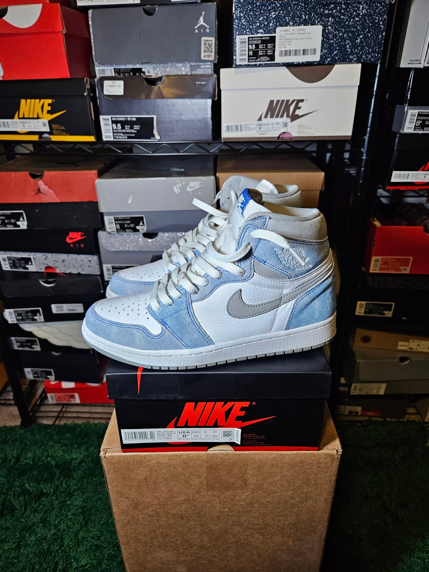 Size 8.5 - AJ 1 Retro OG High Hyper Royal