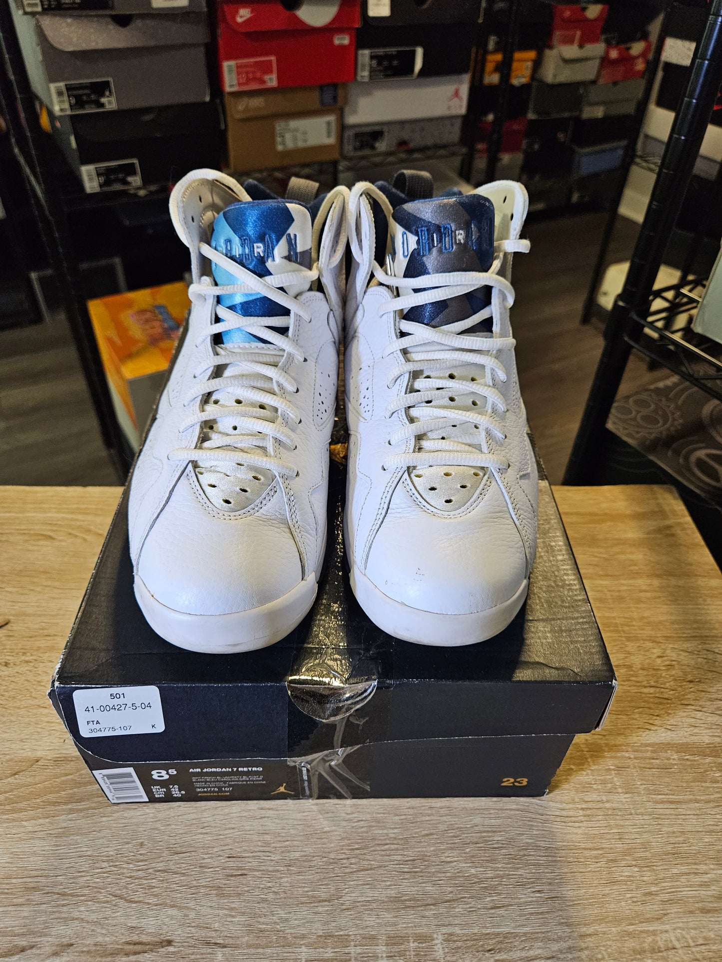 Size 8.5 - AJ 7 Retro 2015 French Blue