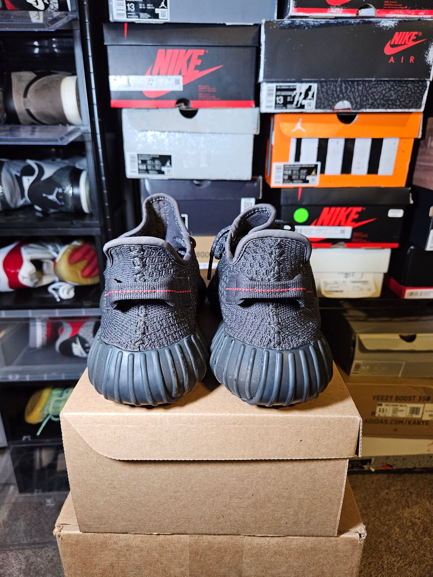 Size 9.5 - YZY Boost 350 V2 Black Reflective