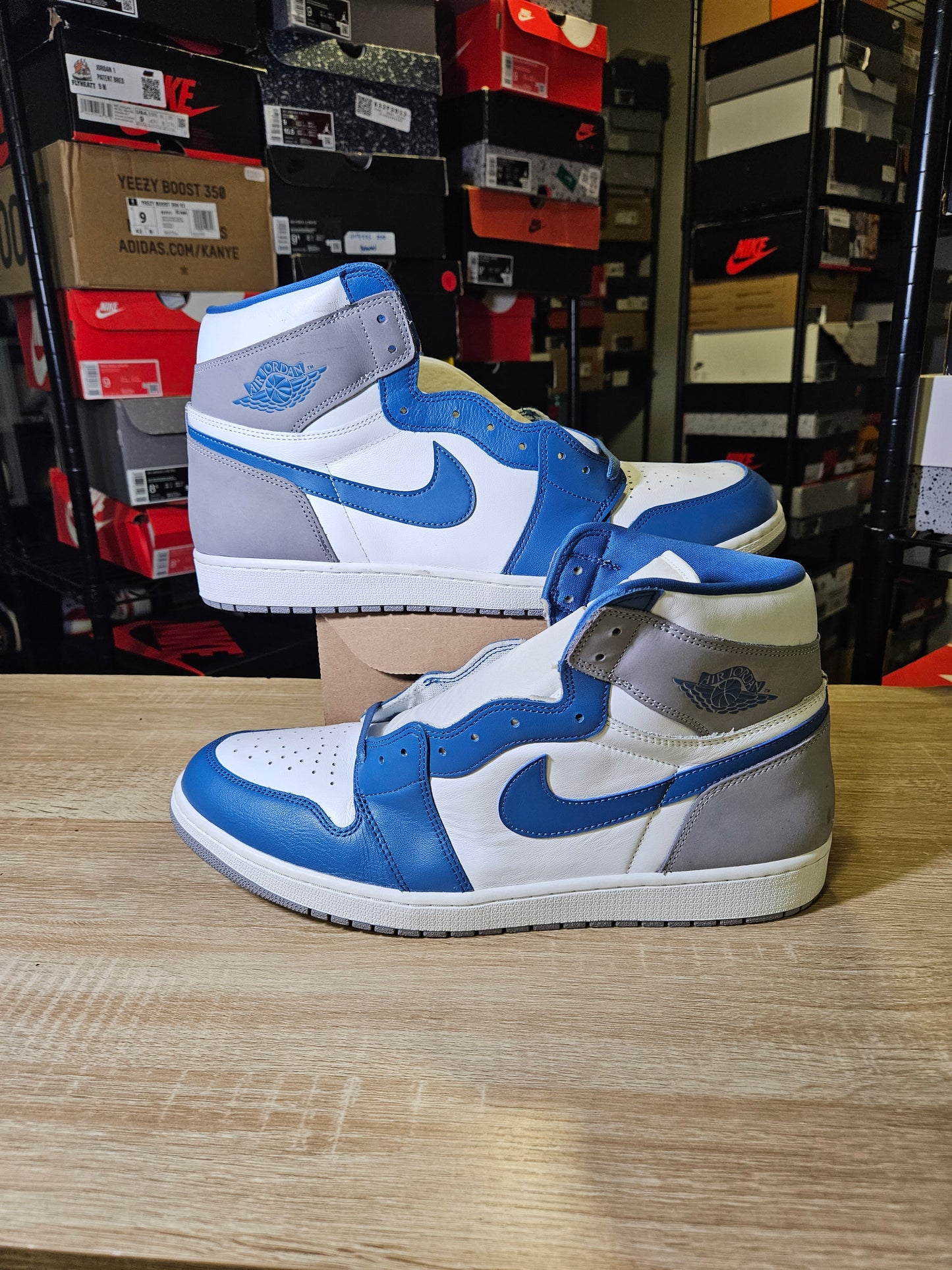 Size 17 - AJ 1 Retro OG High True Blue