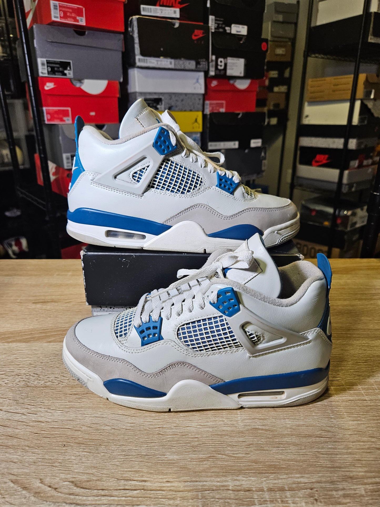 Size 8.5 - AJ 4 Retro 2024 Military Blue