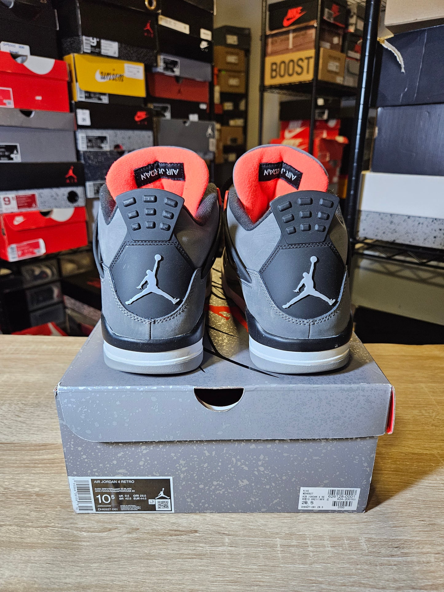 Size 10.5 - AJ 4 Retro Mid Infrared