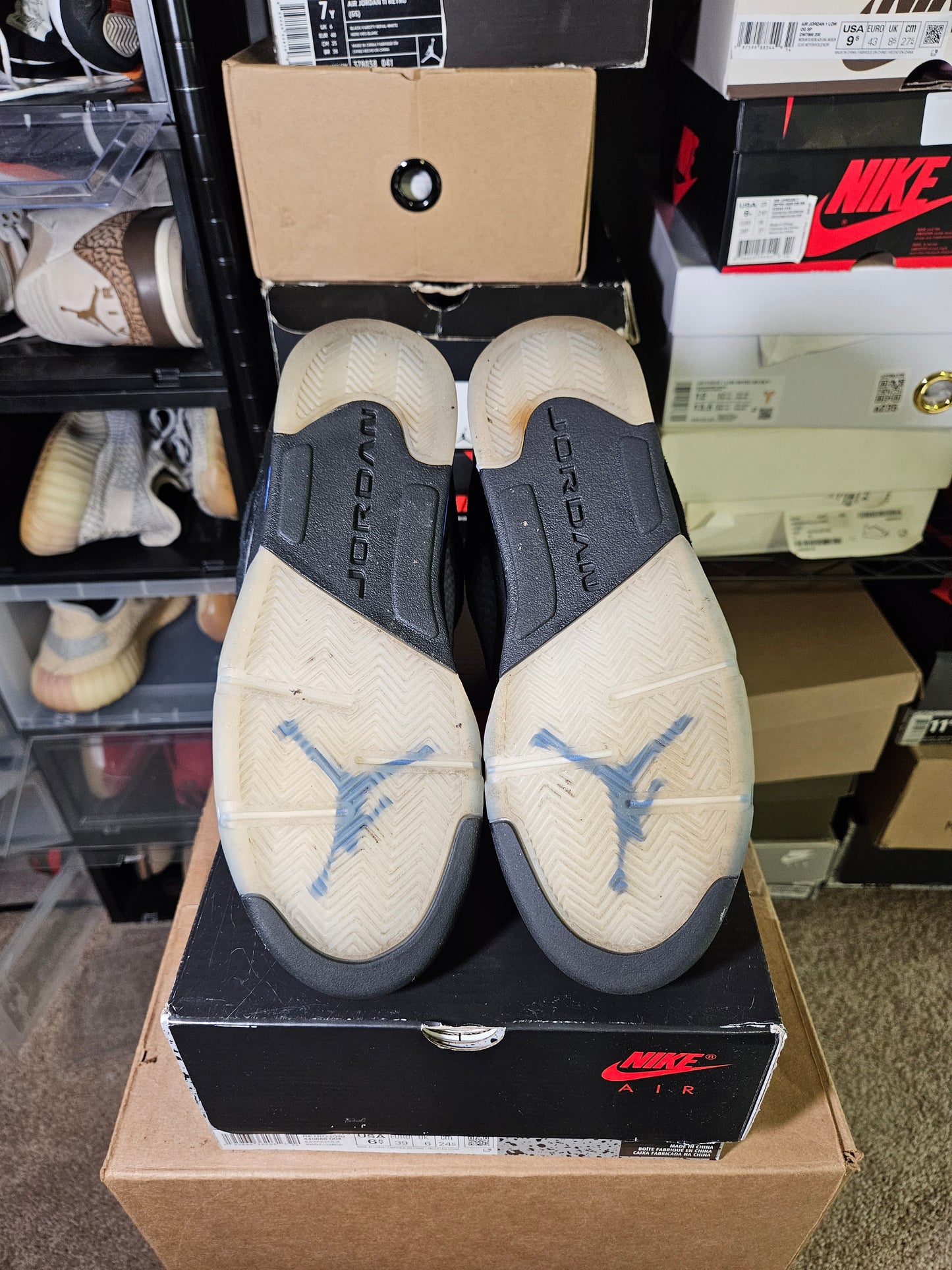 Size 6.5 - AJ 5 Retro Mid Racer Blue