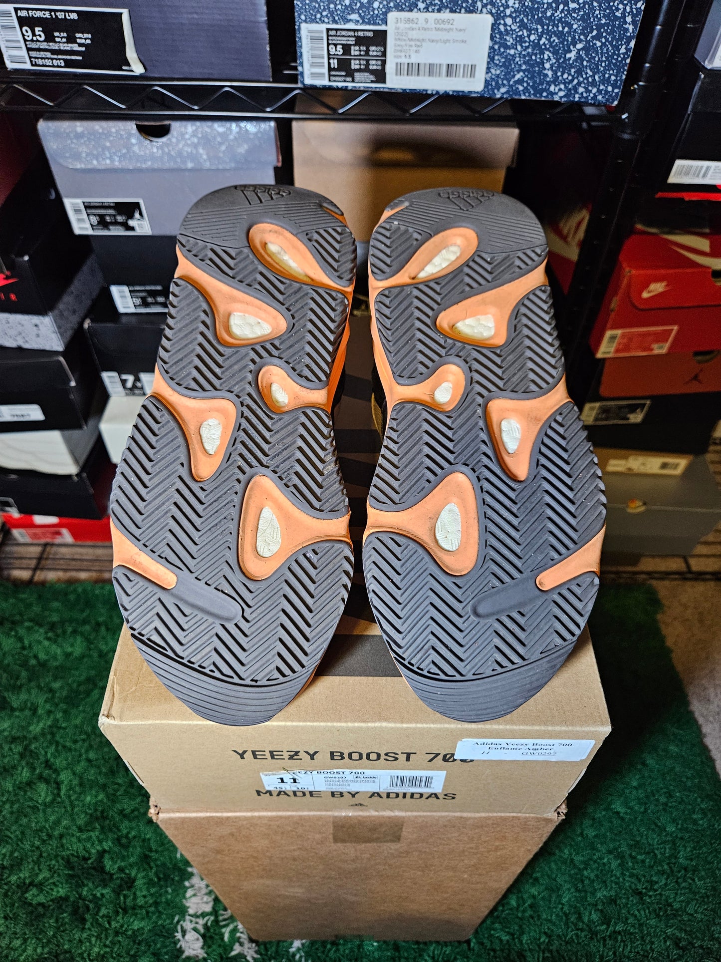 Size 11 - YZY 700 Enflame Amber