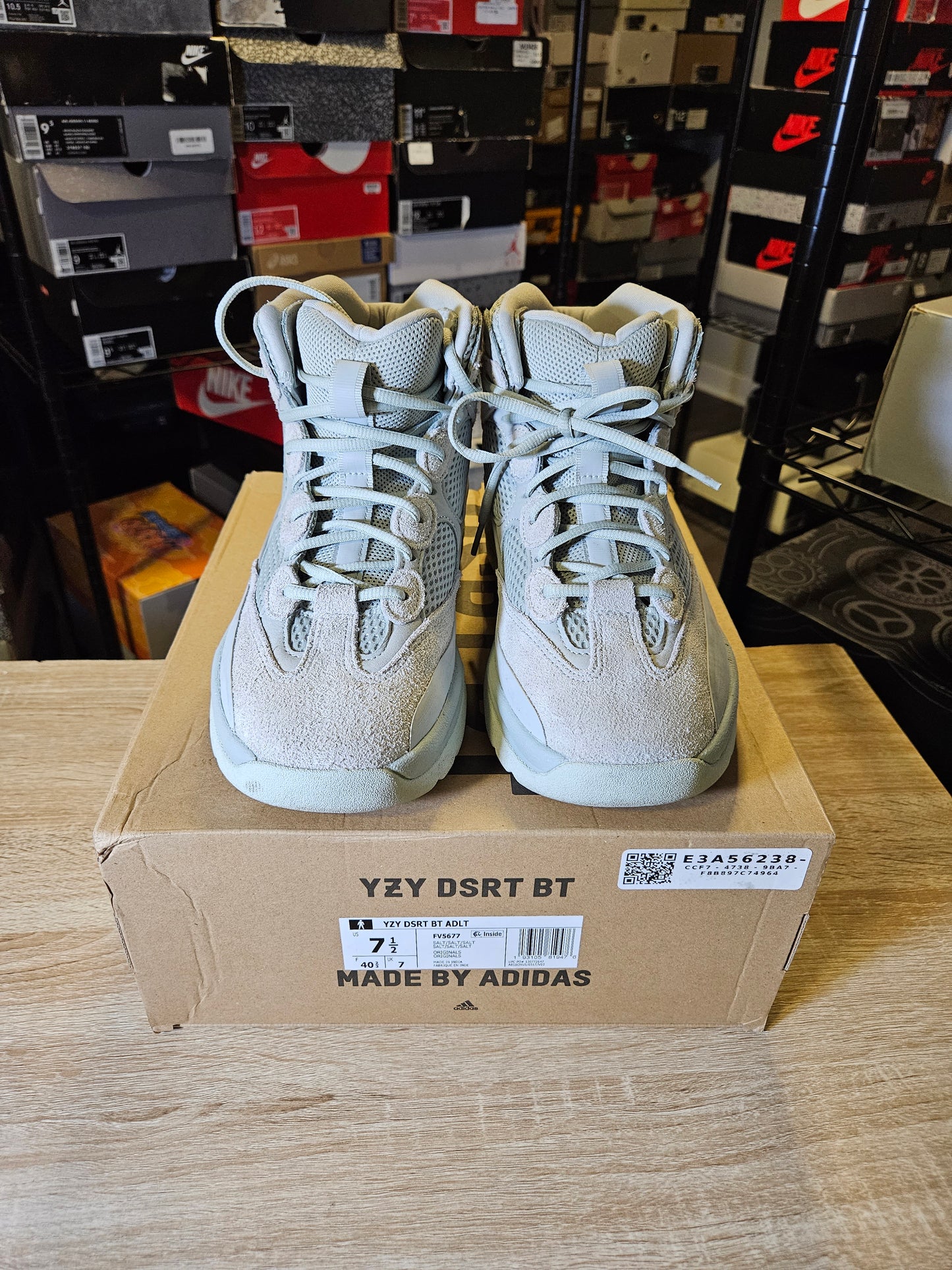 Size 7.5 - adidas Yeezy Desert Boot Salt - FV5677