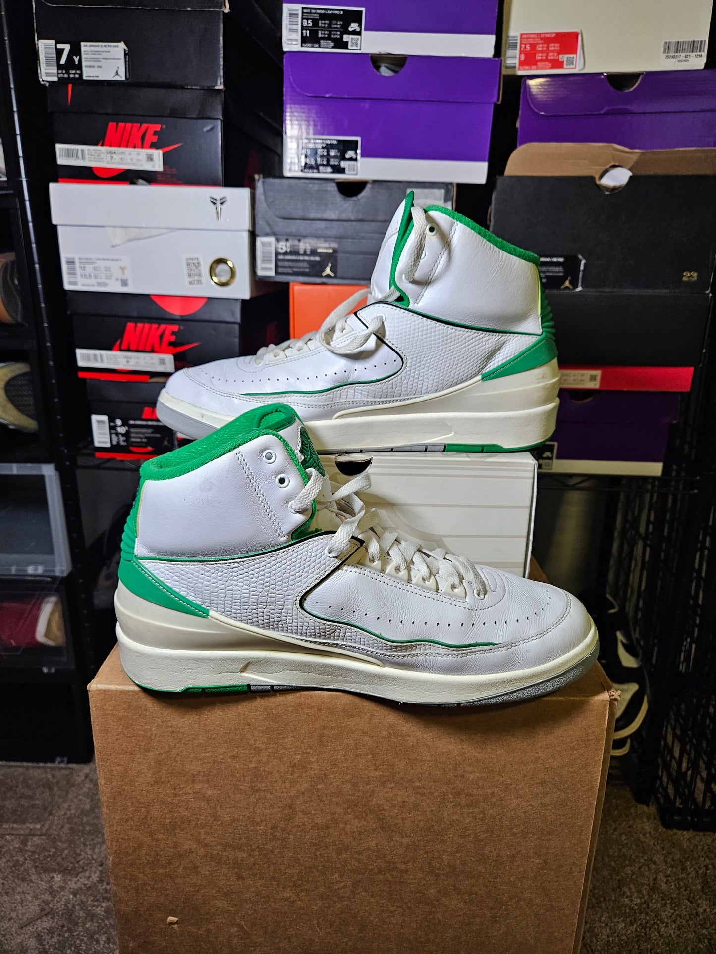 Size 11 - AJ 2 Retro Lucky Green