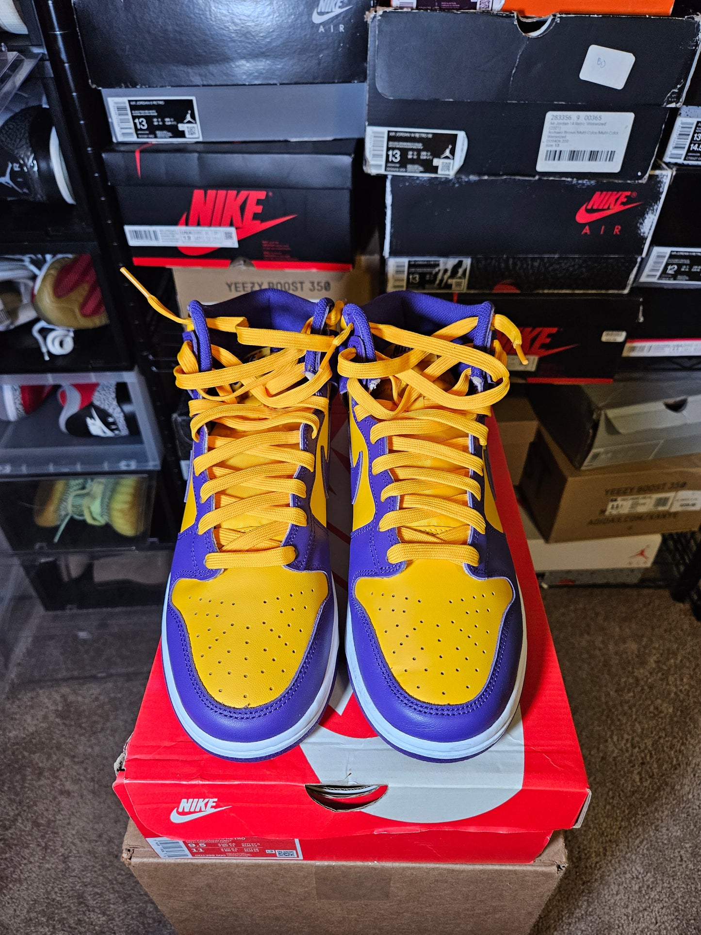 Size 9 - Dunk High Lakers