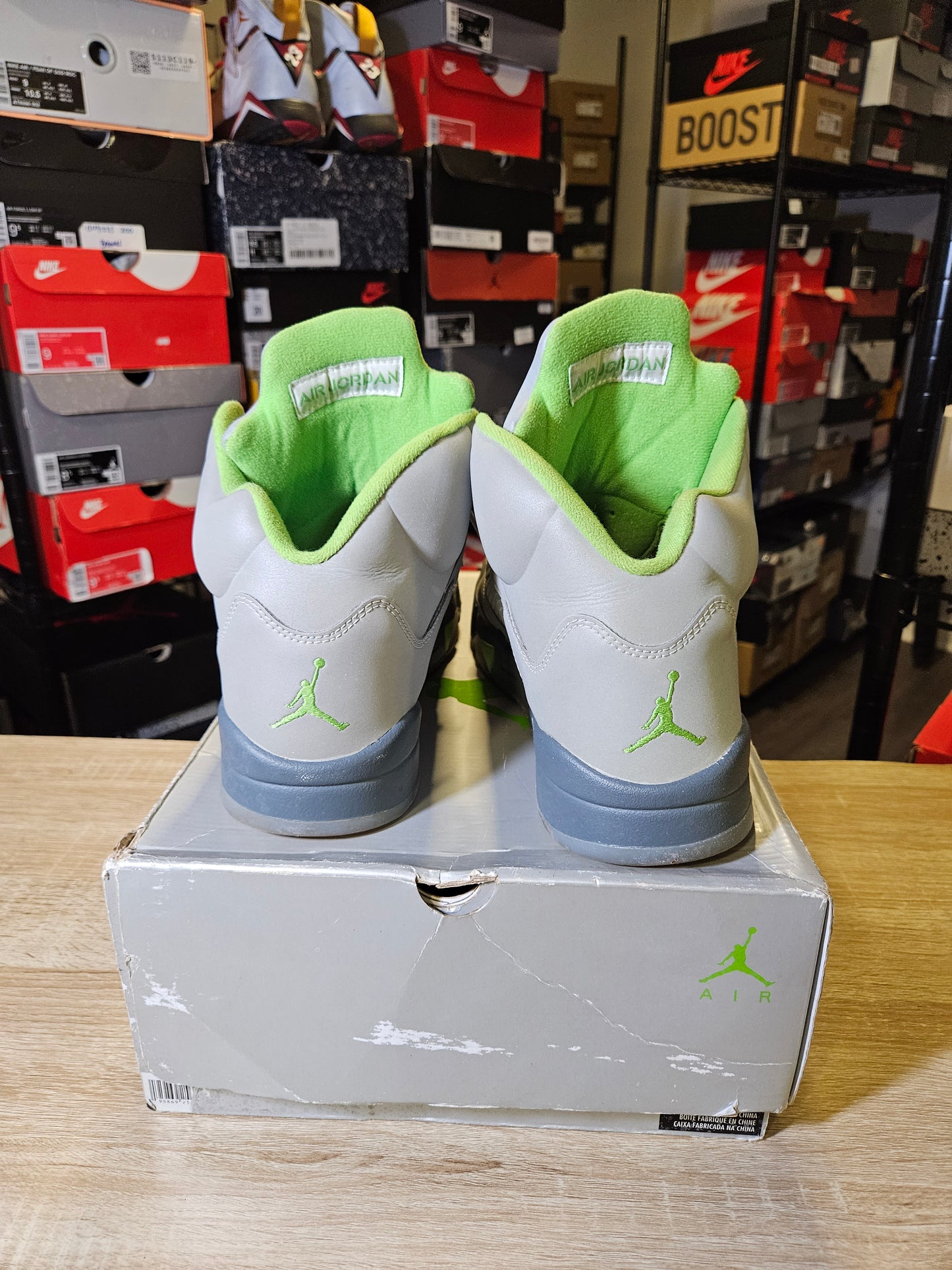Size 12 - AJ 5 Retro Green Bean