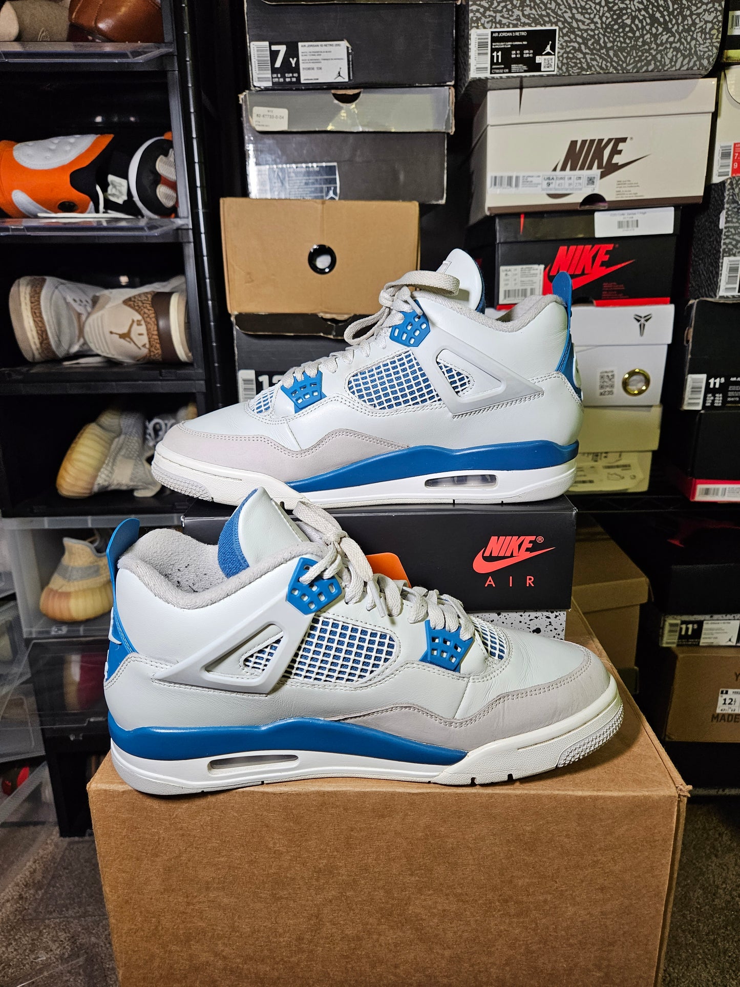 Size 10.5 - AJ 4 Retro 2024 Military Blue