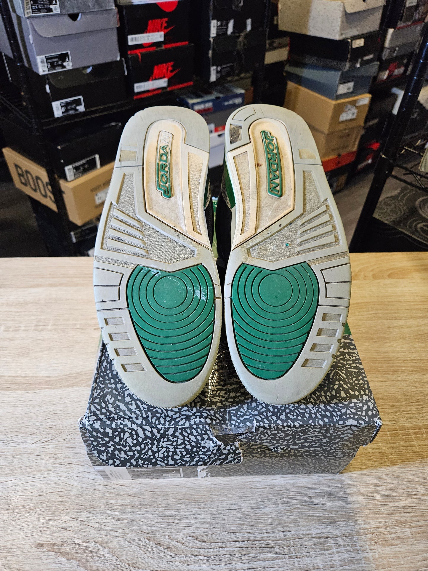 Size 13 - AJ 3 Retro Mid Pine Green