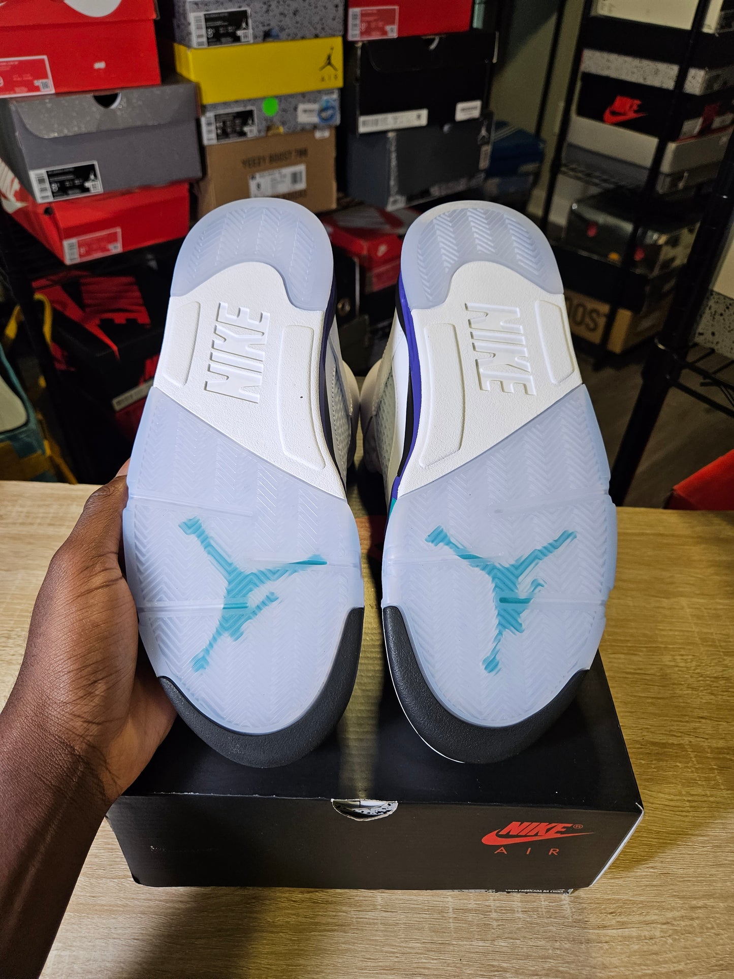 Size 10 - AJ 5 Retro 2025 Grape