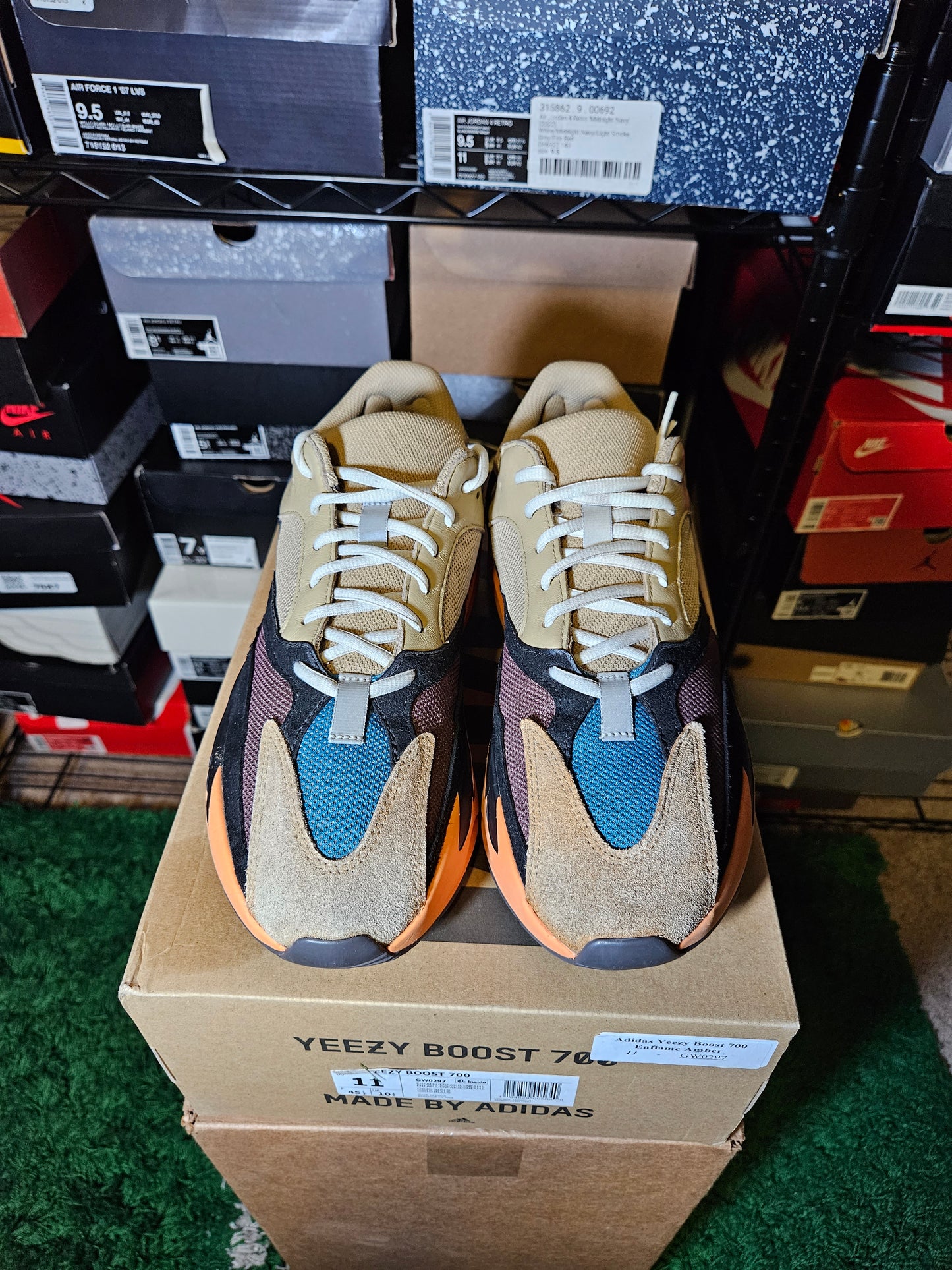 Size 11 - YZY 700 Enflame Amber