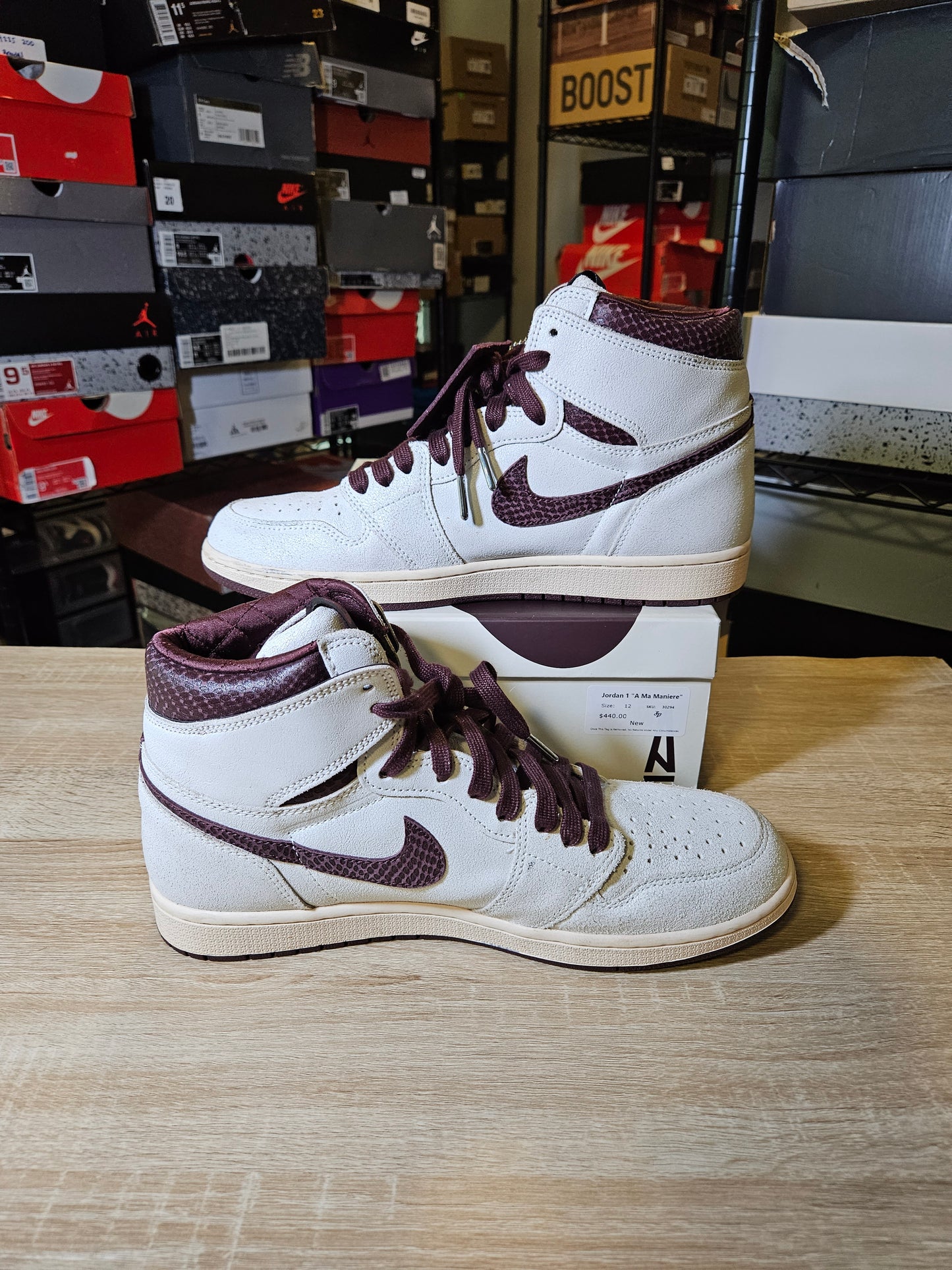 Size 12 - AJ 1 OG x A Ma Maniere High Airness