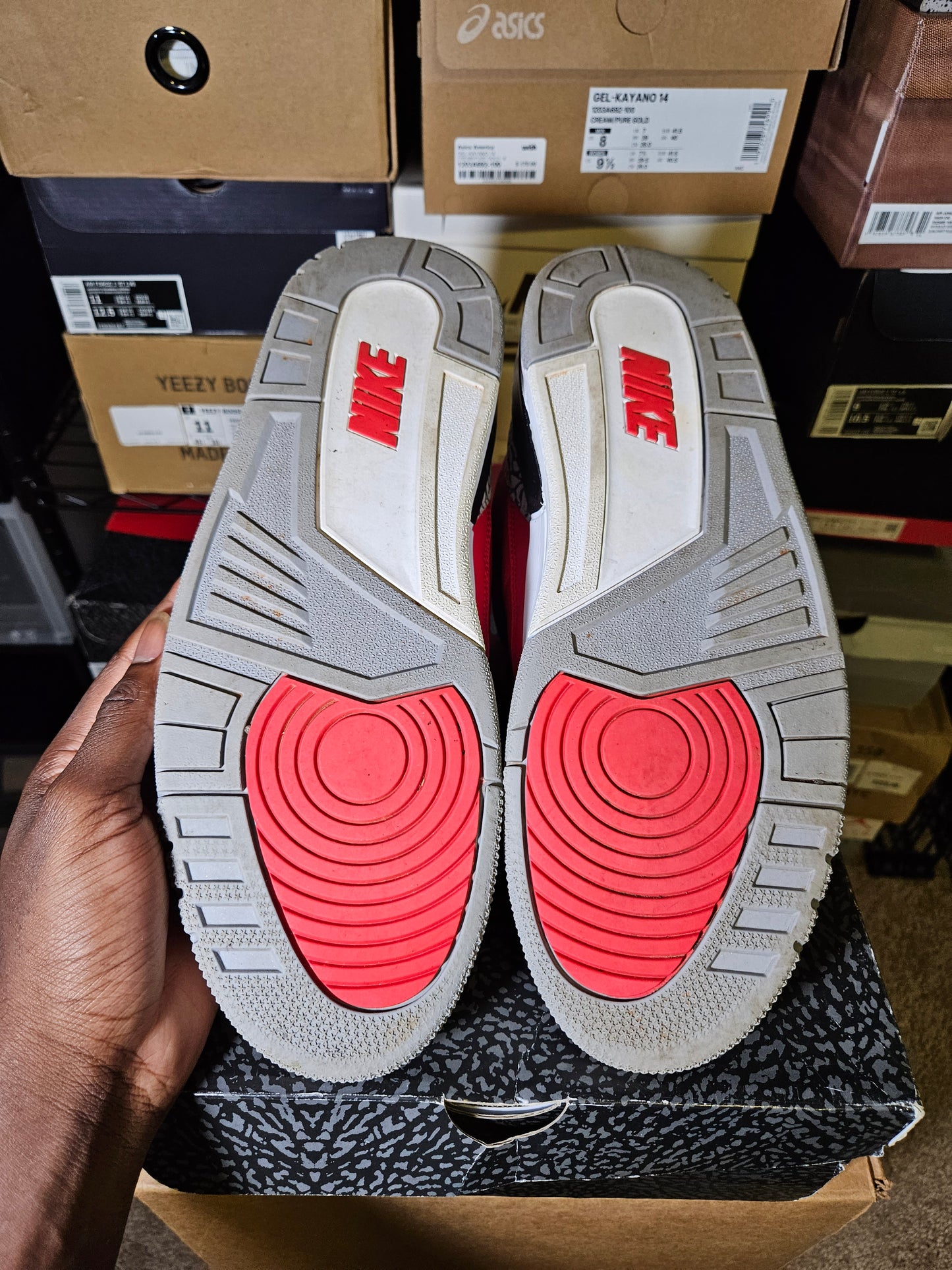 Size 12.5 - AJ 3 Unite Red