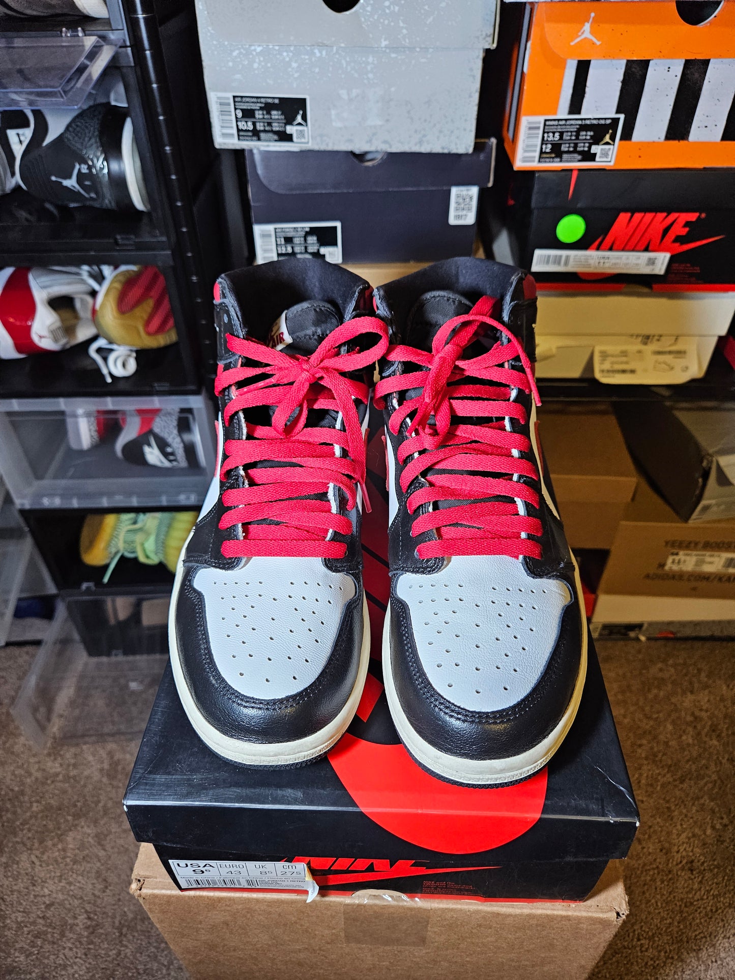 Size 9.5 - AJ 1 Retro High OG Gym Red 2019