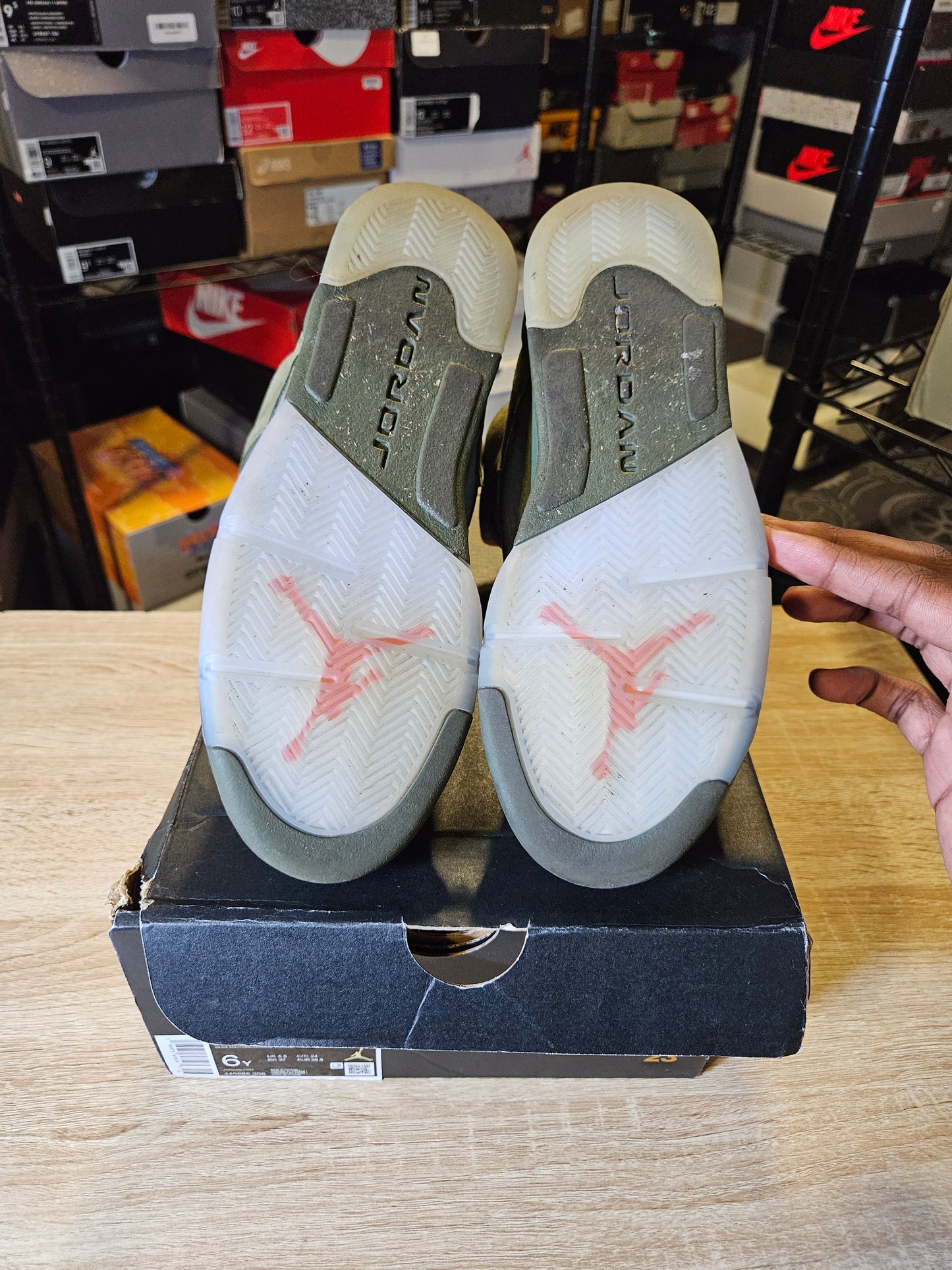 Size 6 - Air Jordan 5 Retro 2024 Olive