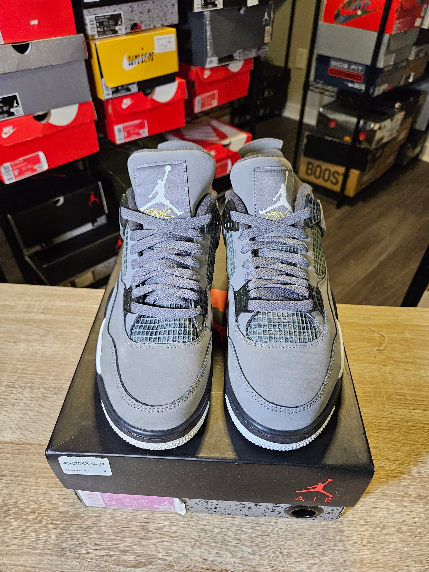 Size 8 - AJ 4 Retro Low Cool Grey