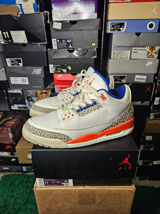 Size 11 - AJ 3 Retro Knicks