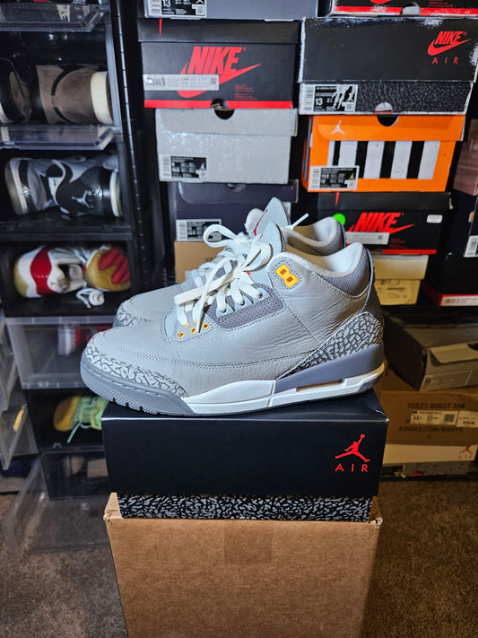 Size 9 - AJ 3 Retro Mid Cool Grey