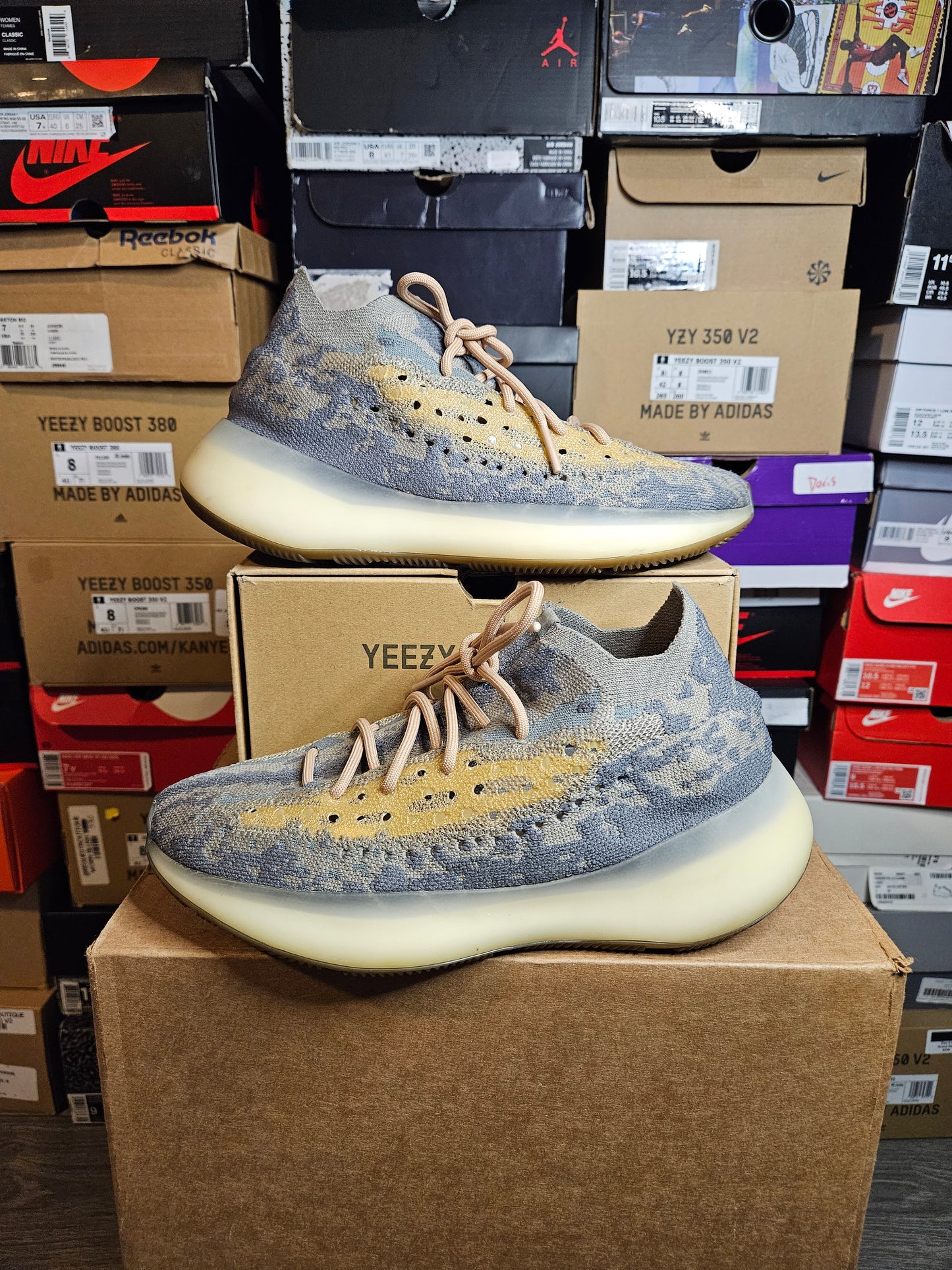 Size 9 - YZY Boost 380 Mist Non-Reflective