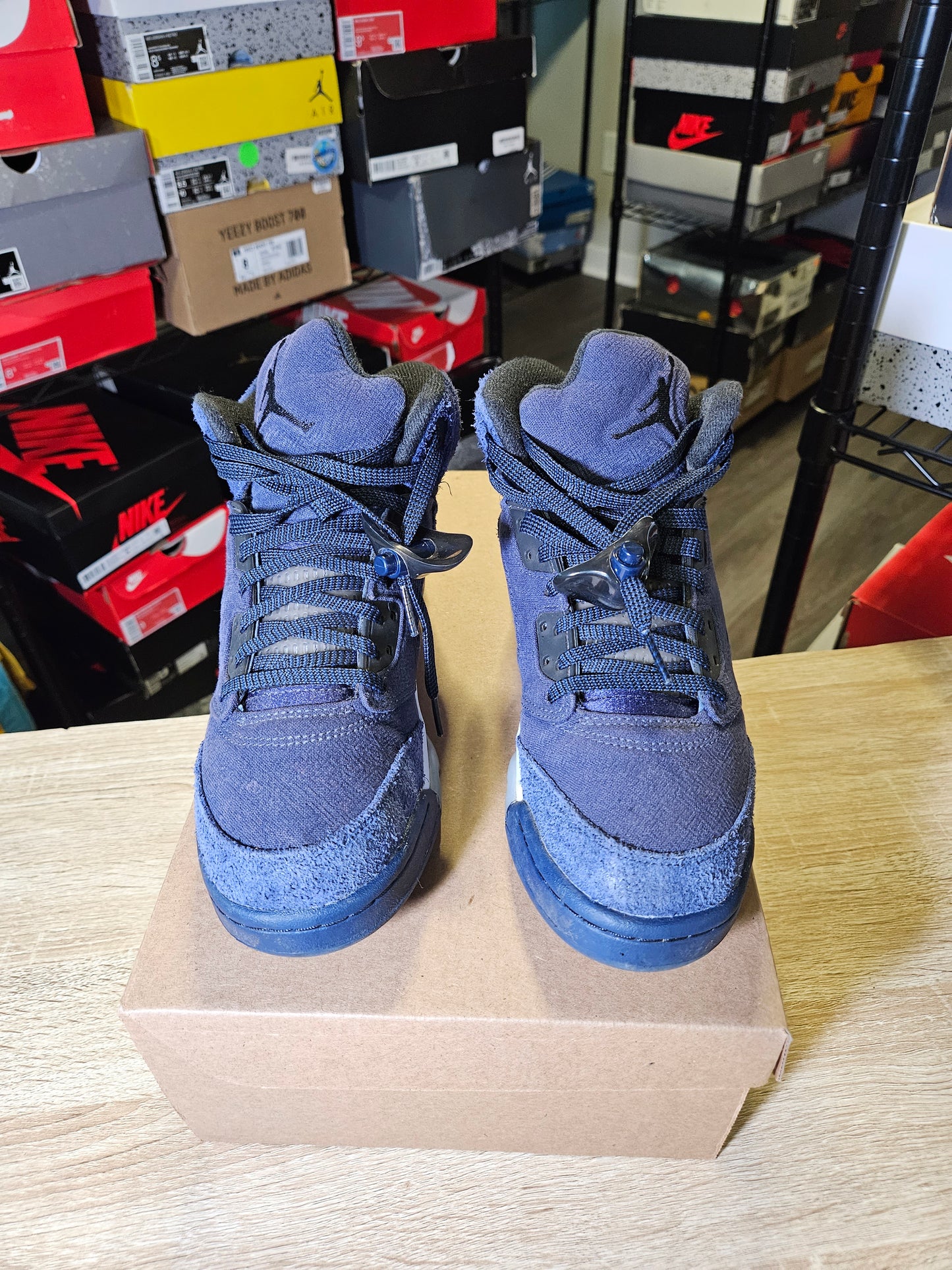 Size 6.5 - AJ 5 Retro SE Midnight Navy