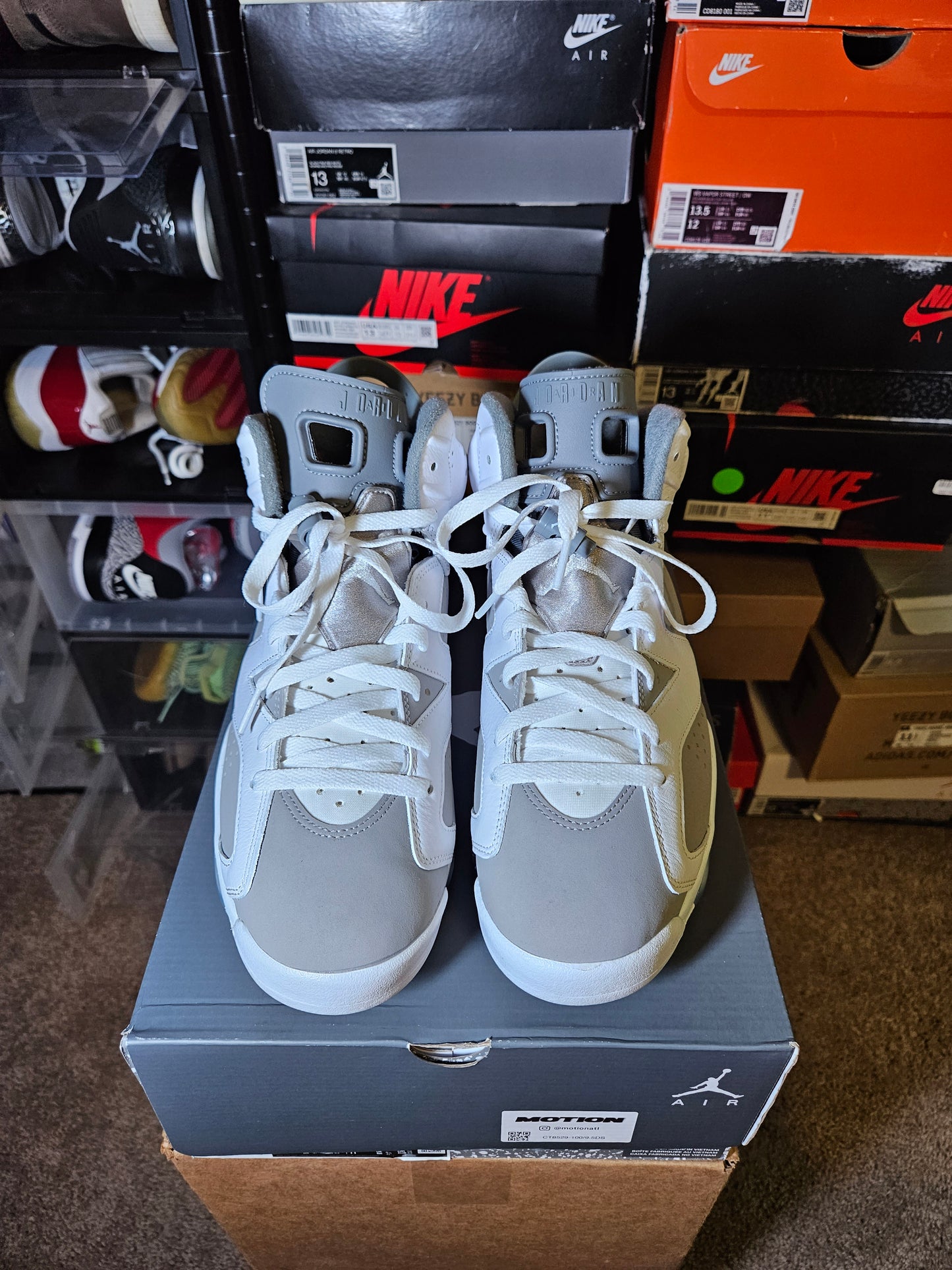 Size 9.5 - AJ 6 Retro Low Cool Grey