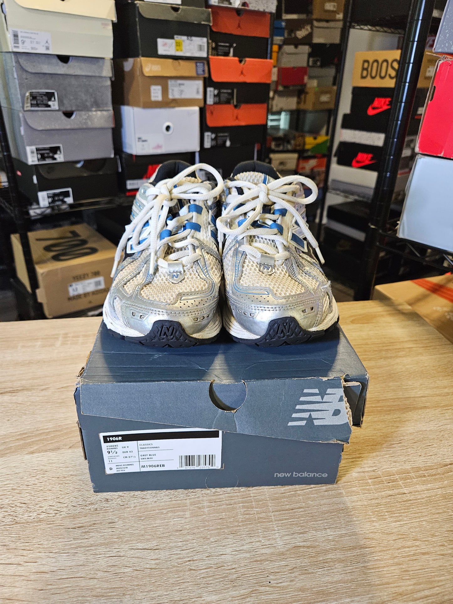 Size 10 - New Balance 1906R Silver Blue Agate