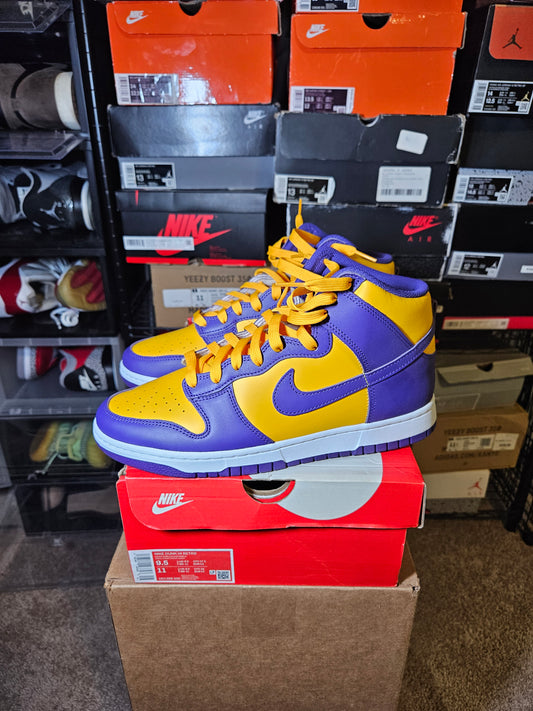 Size 9 - Dunk High Lakers