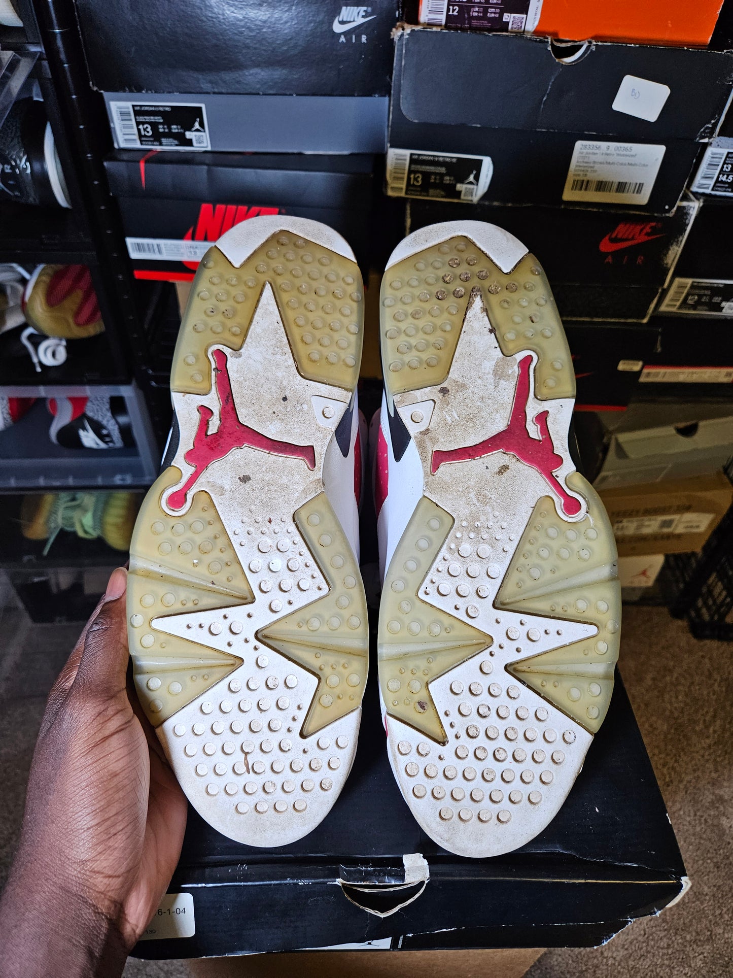Size 13 - AJ 6 Retro 2014 Carmine