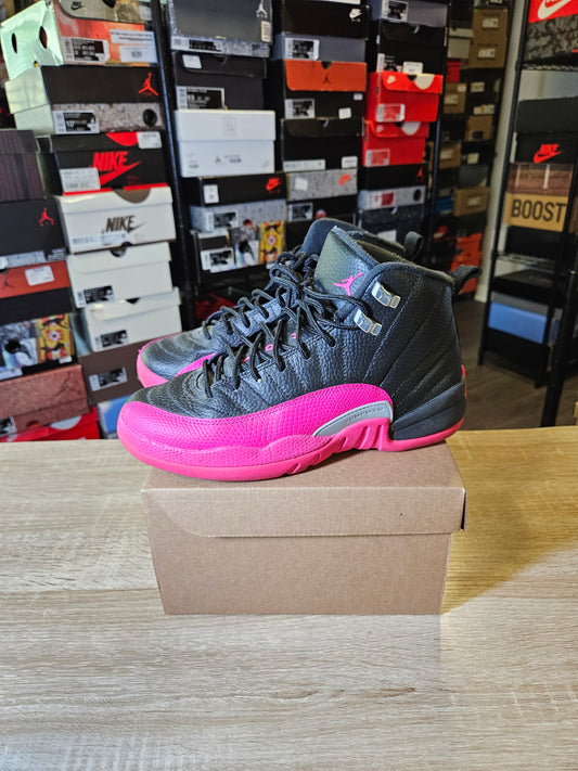 Size 7Y - AJ 12 Retro Mid Deadly Pink