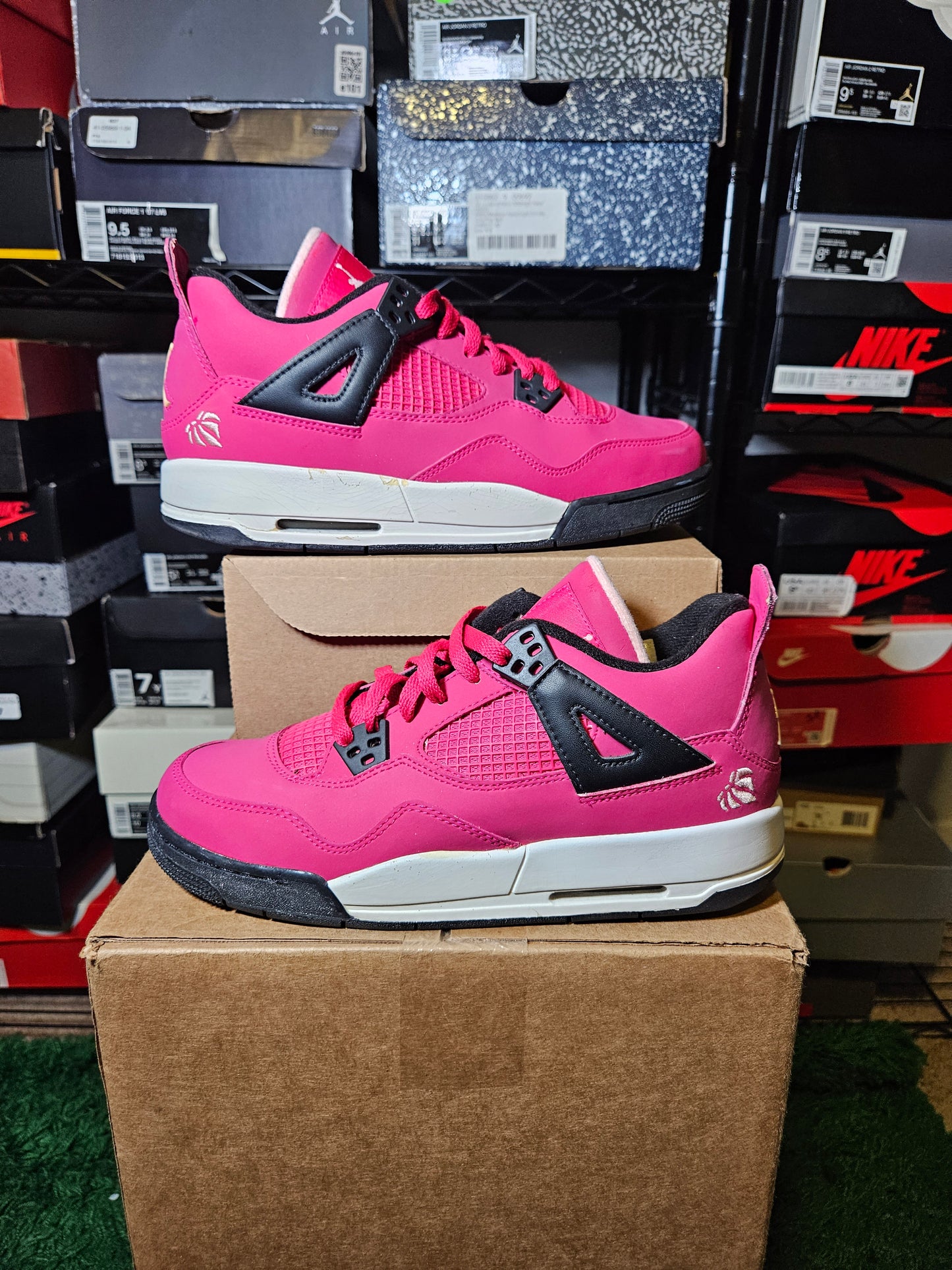 Size 7 (GS) - AJ 4 Retro Low Voltage Cherry